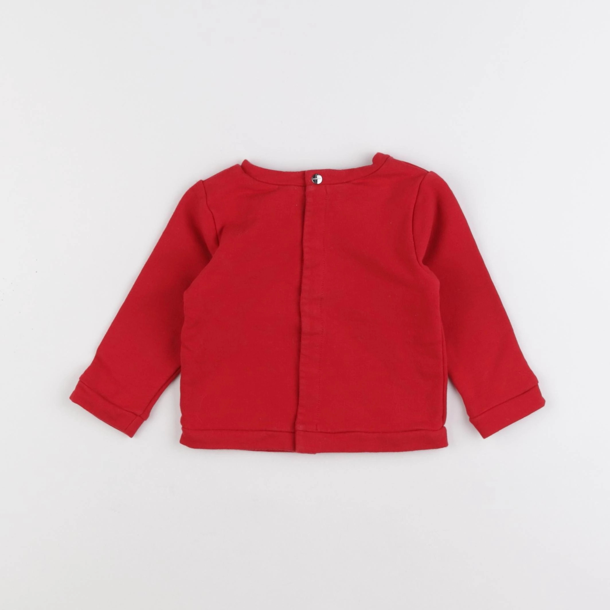 Jacadi - sweat rouge - 12 mois