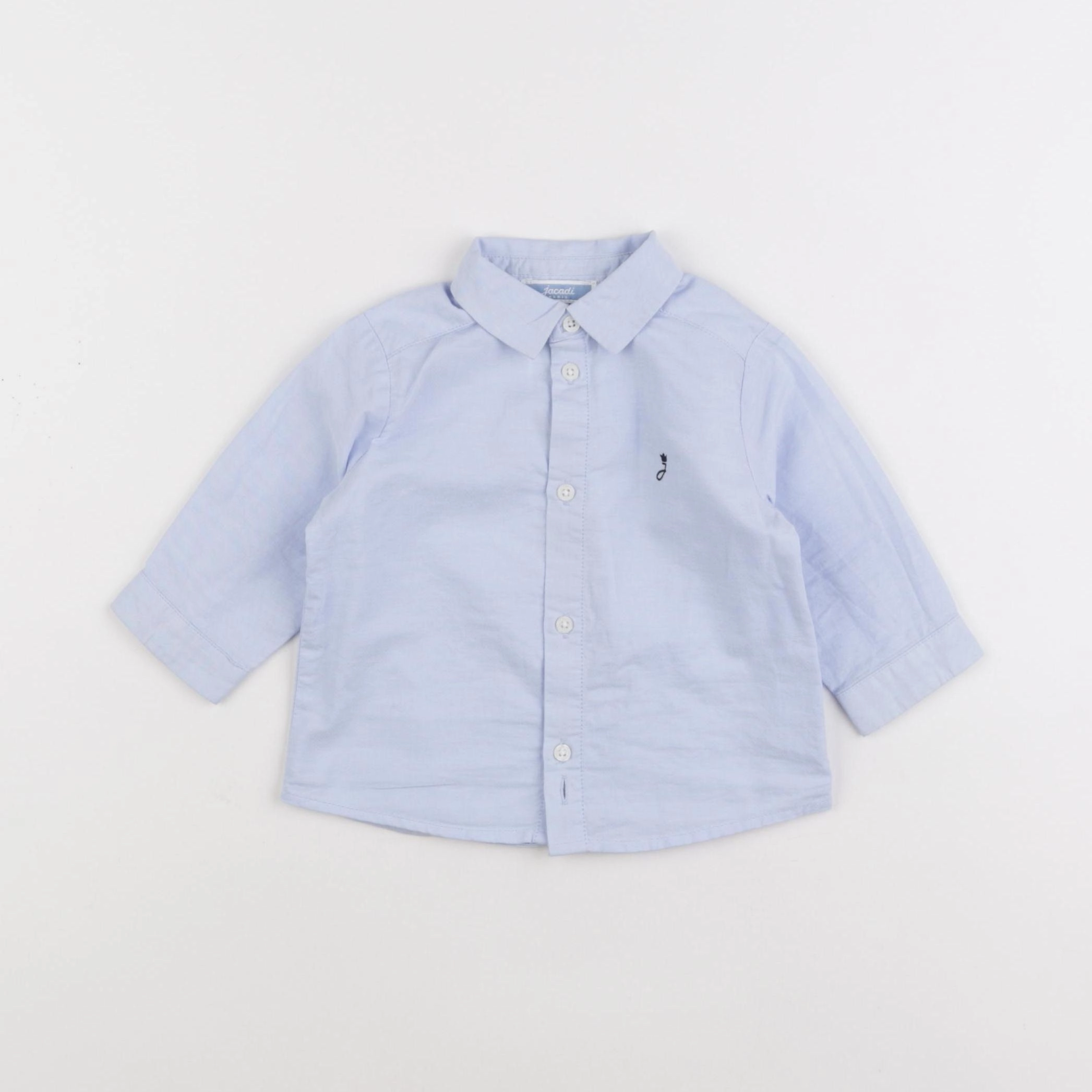Jacadi - chemise bleu - 6 mois