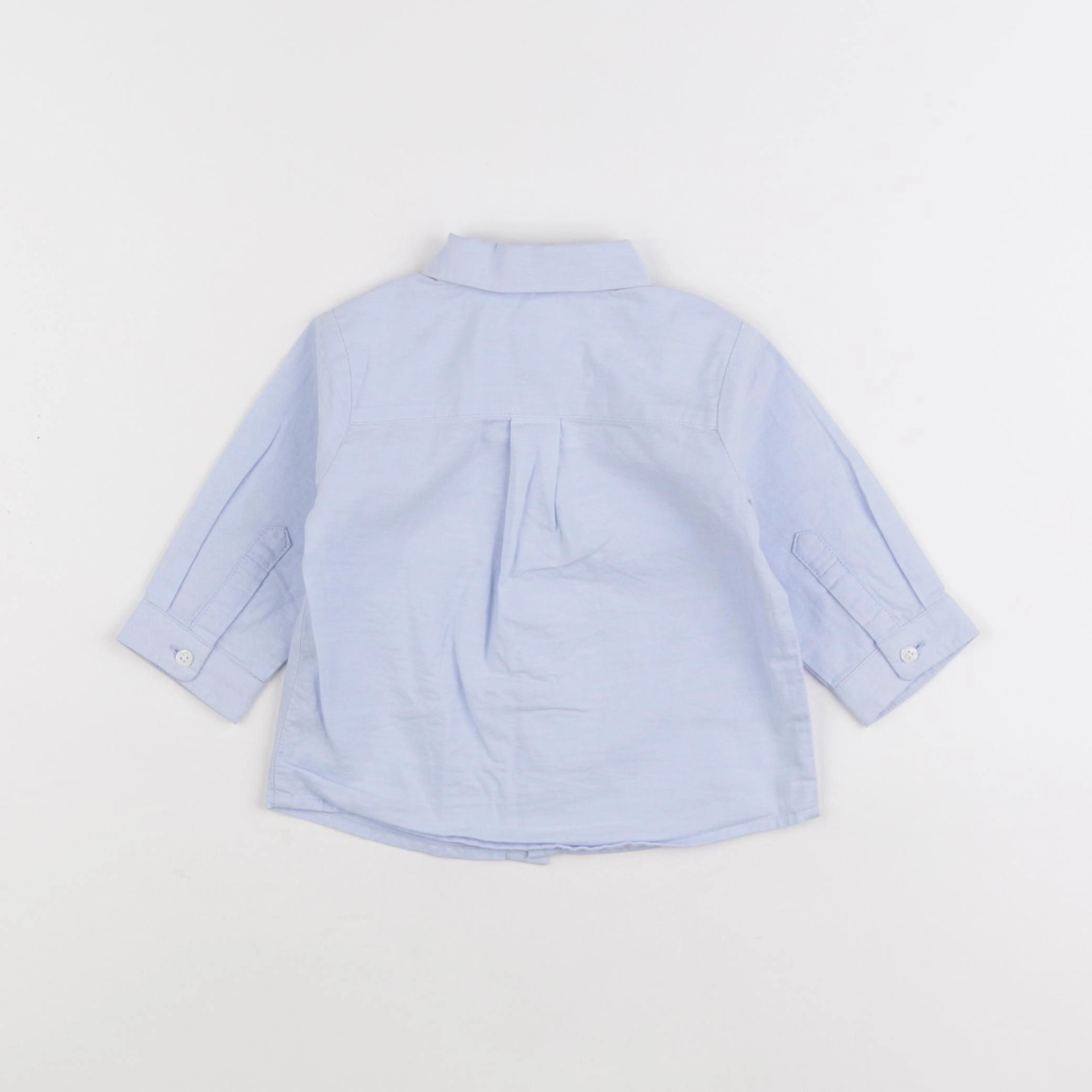 Jacadi - chemise bleu - 6 mois