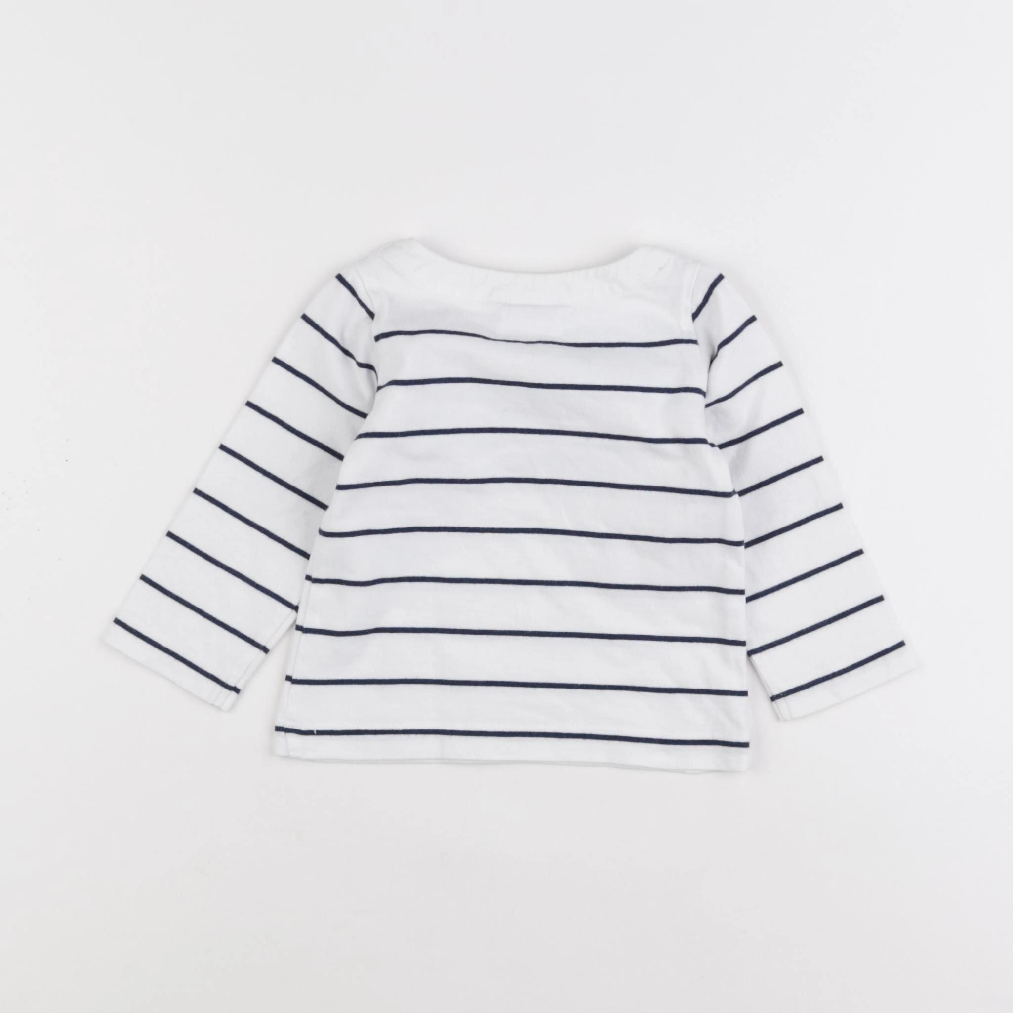 Jacadi - tee-shirt bleu - 12 mois