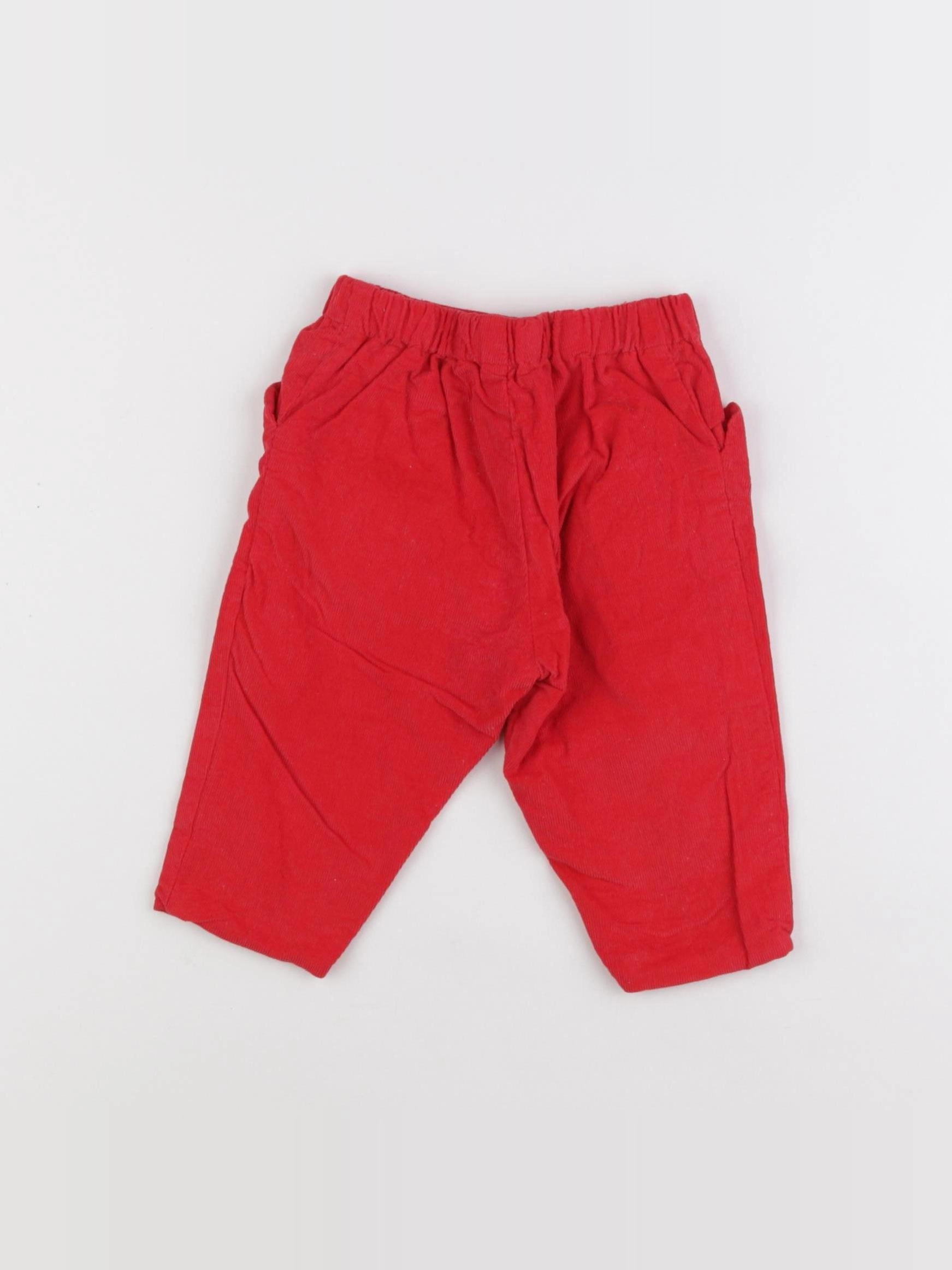 Jacadi - pantalon rouge - 6 mois