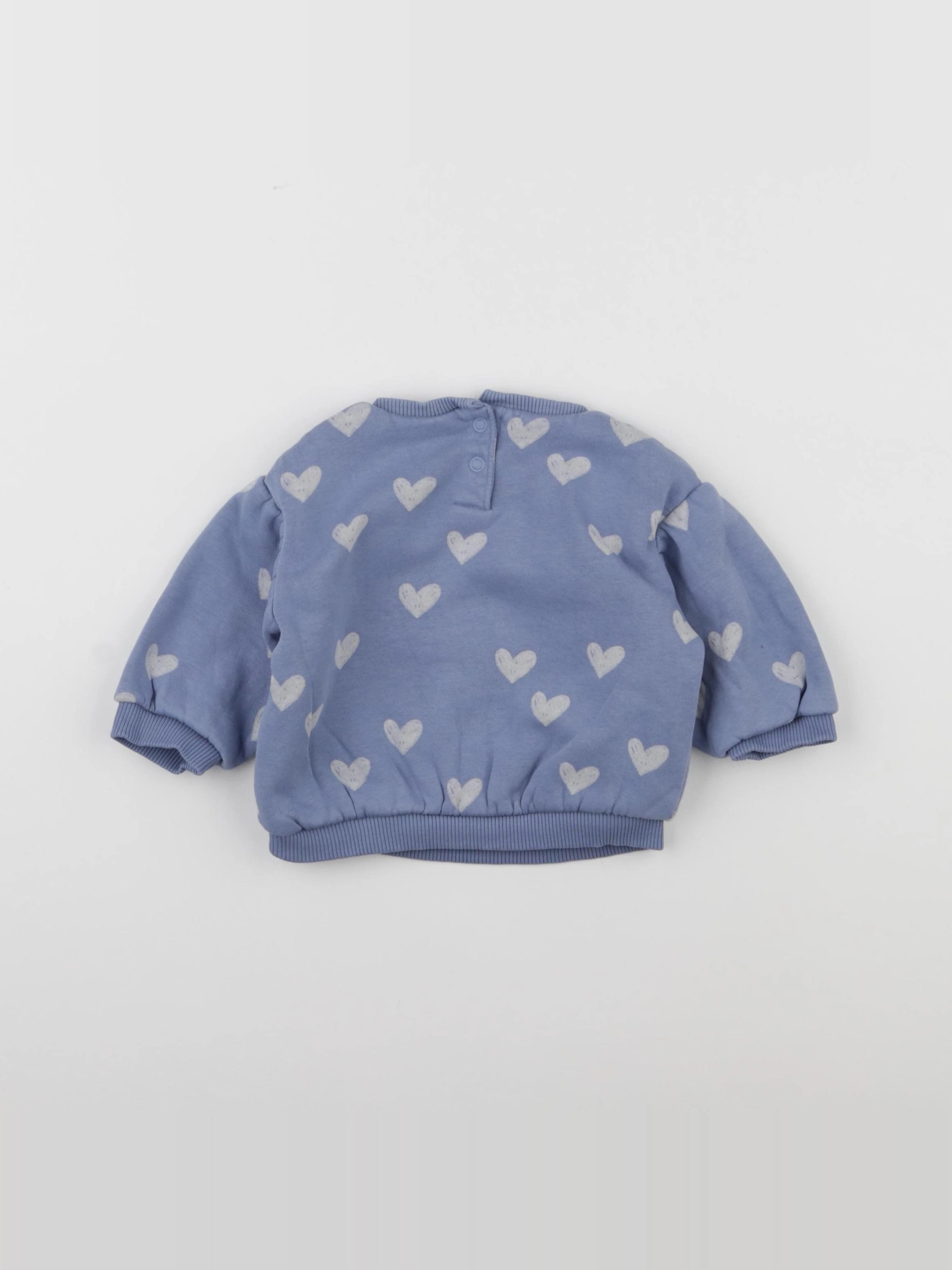 Tape à l'oeil - sweat bleu - 6 mois