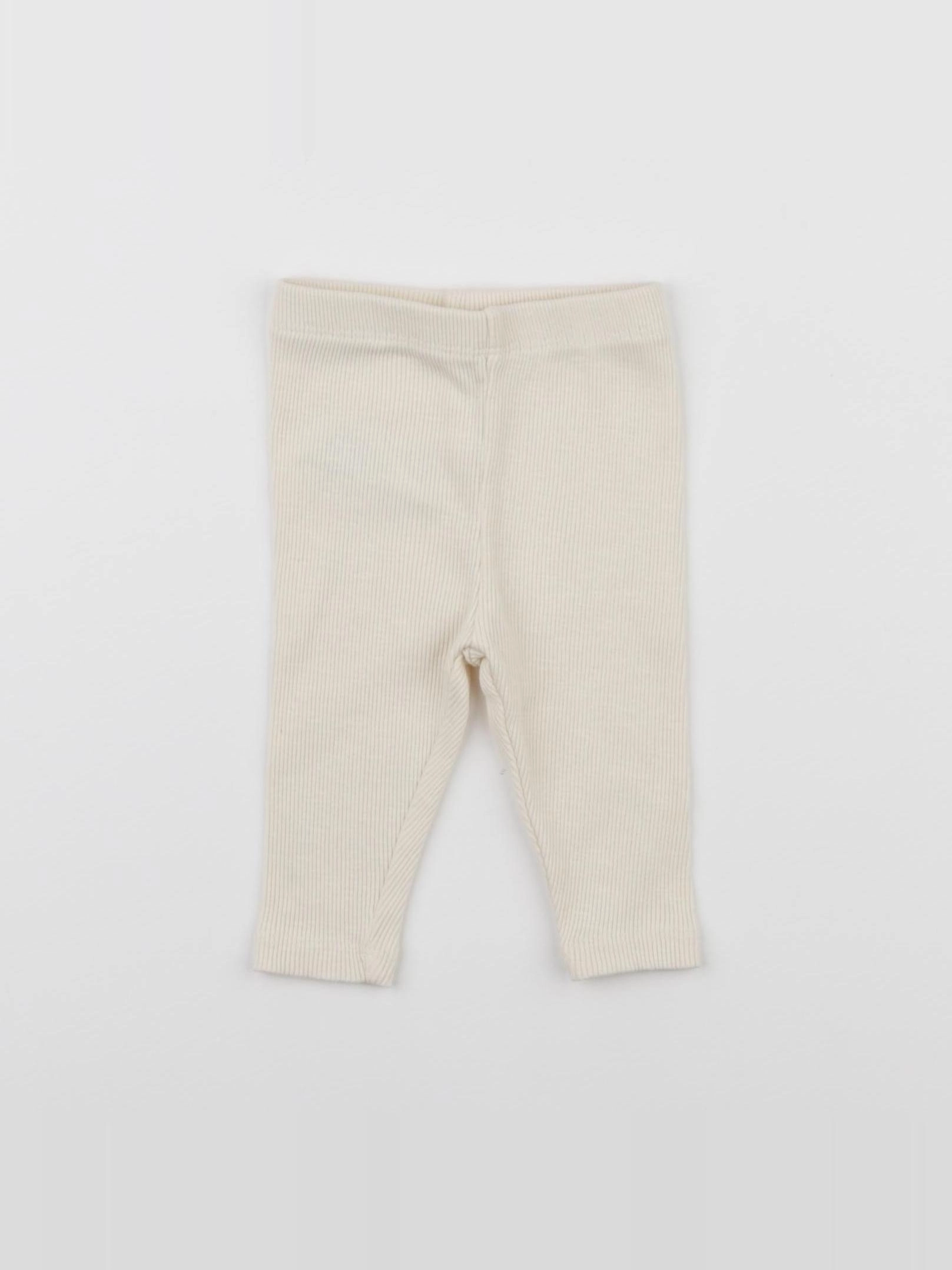 Vertbaudet - legging beige - 3 mois