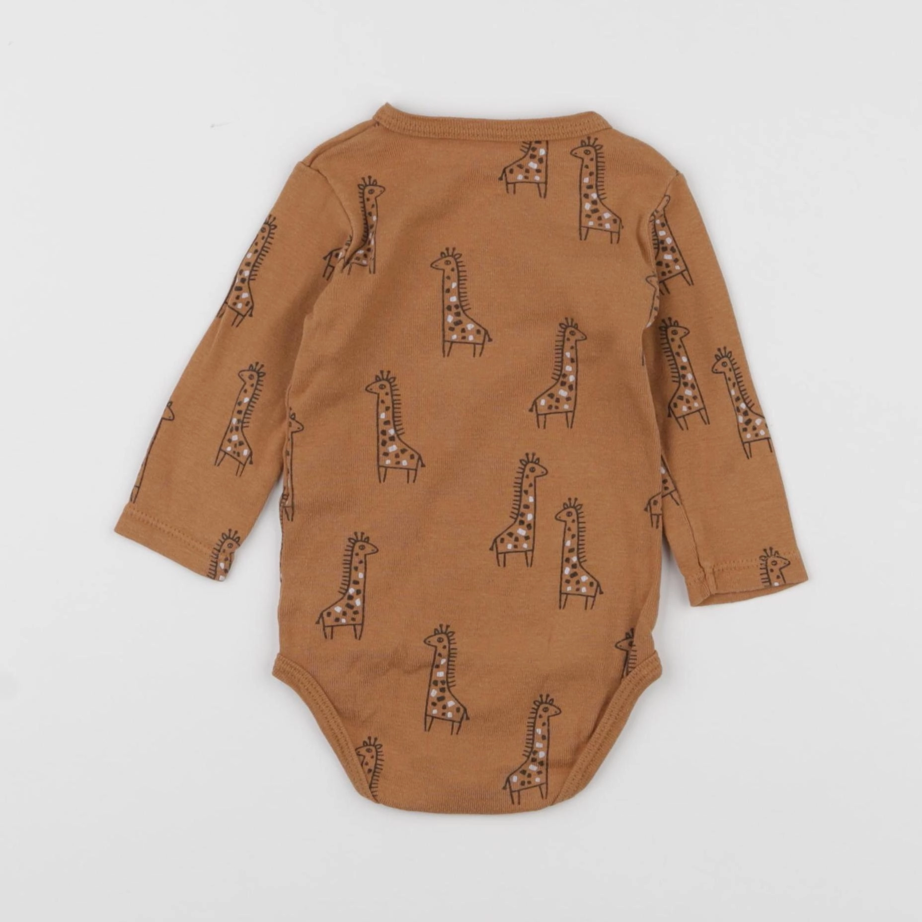 La Redoute - body marron - 6 mois
