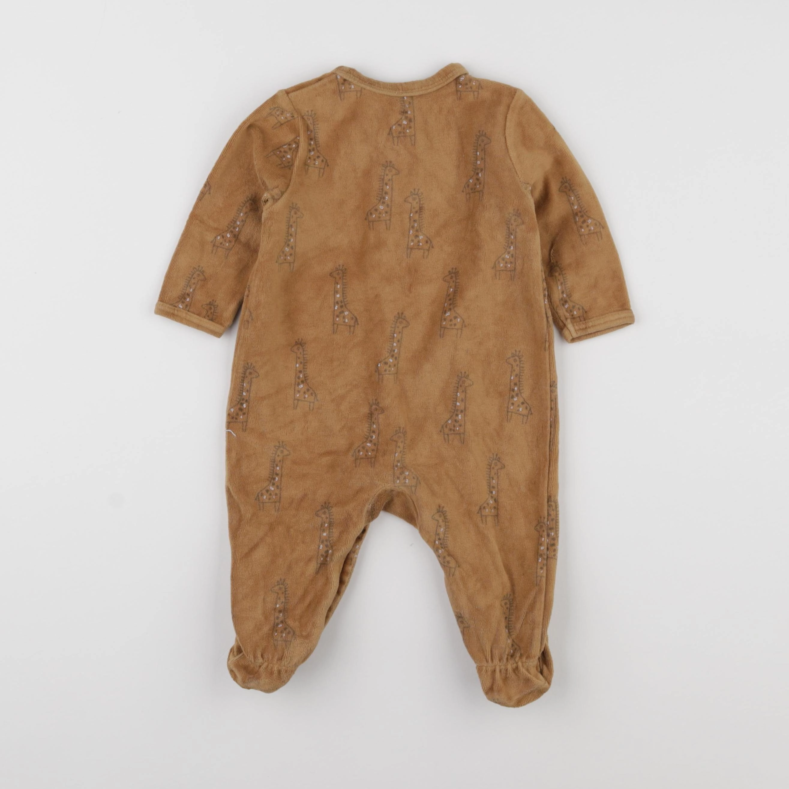 La Redoute - pyjama velours marron - 6 mois