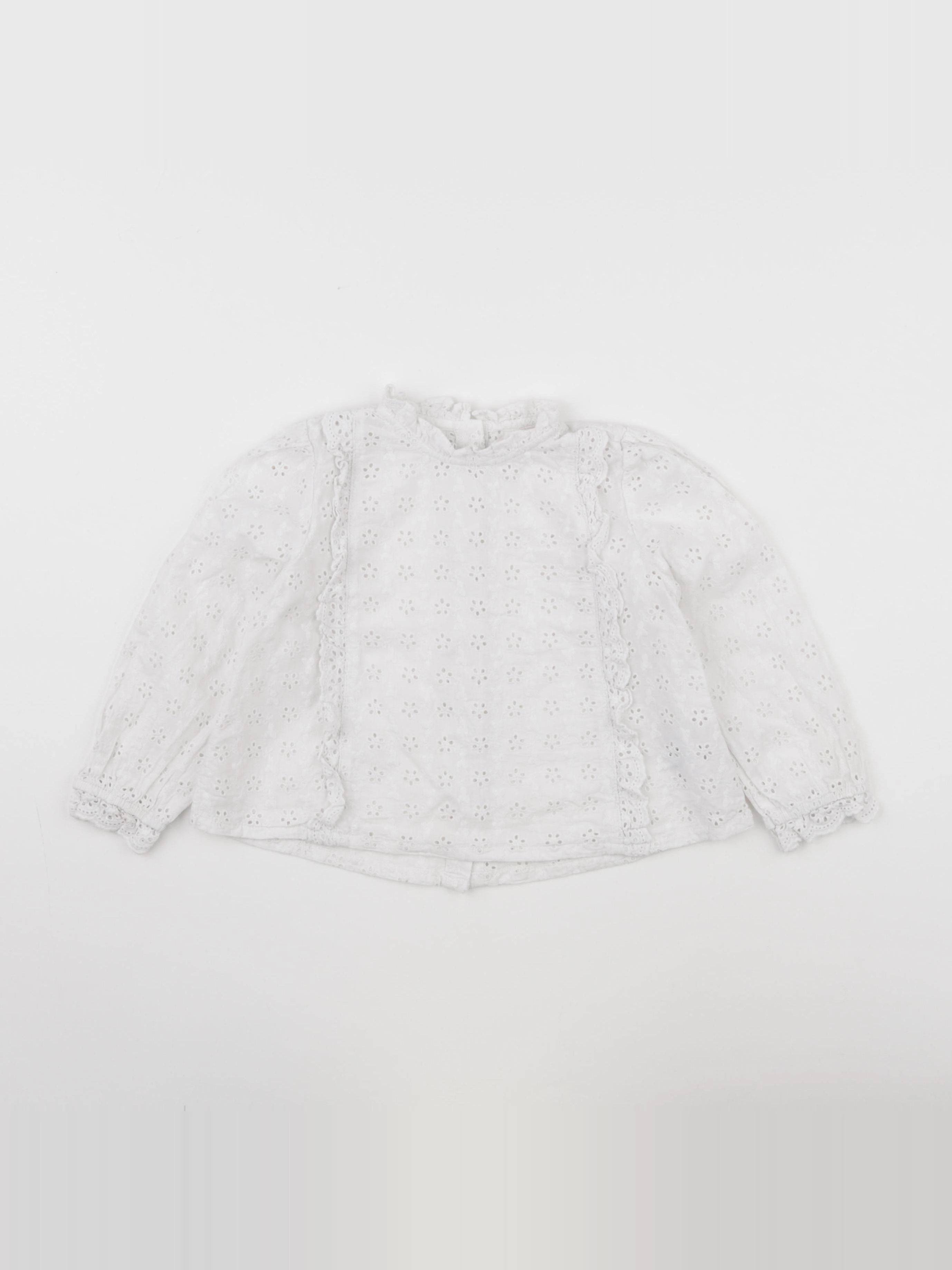 Vertbaudet - blouse blanc - 36 mois