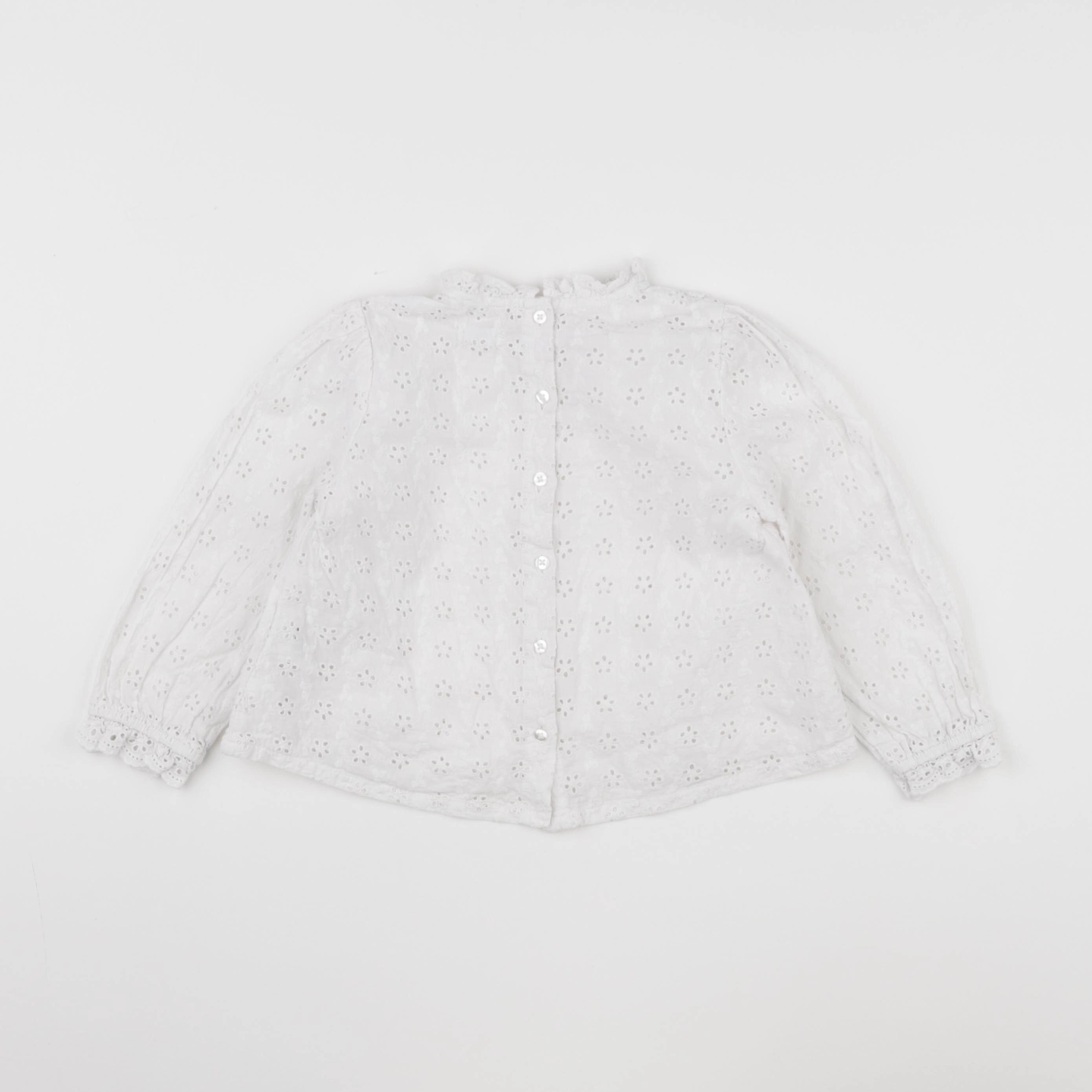 Vertbaudet - blouse blanc - 36 mois