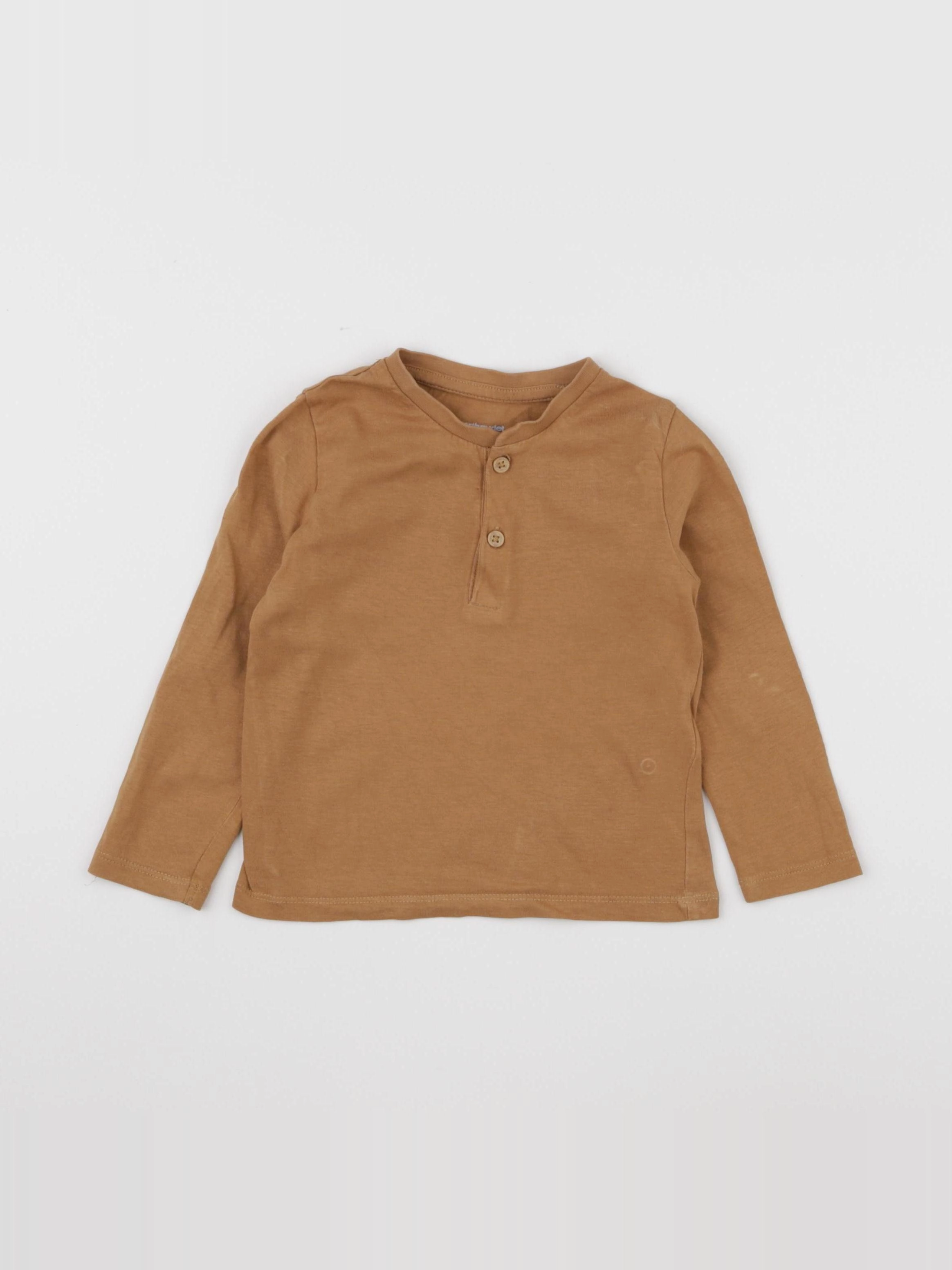 Vertbaudet - tee-shirt marron - 24 mois