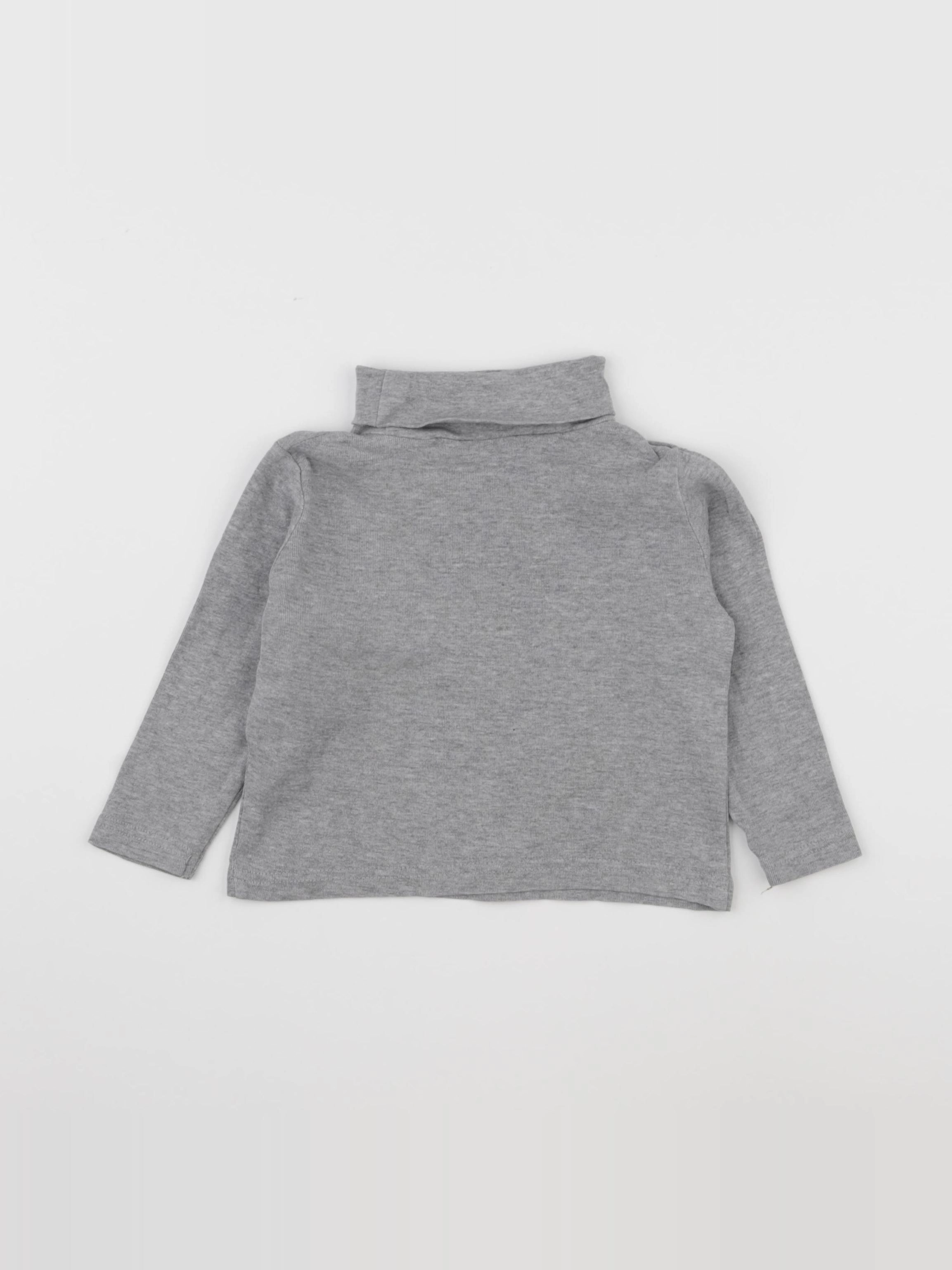 Vertbaudet - sous-pull gris - 2 ans