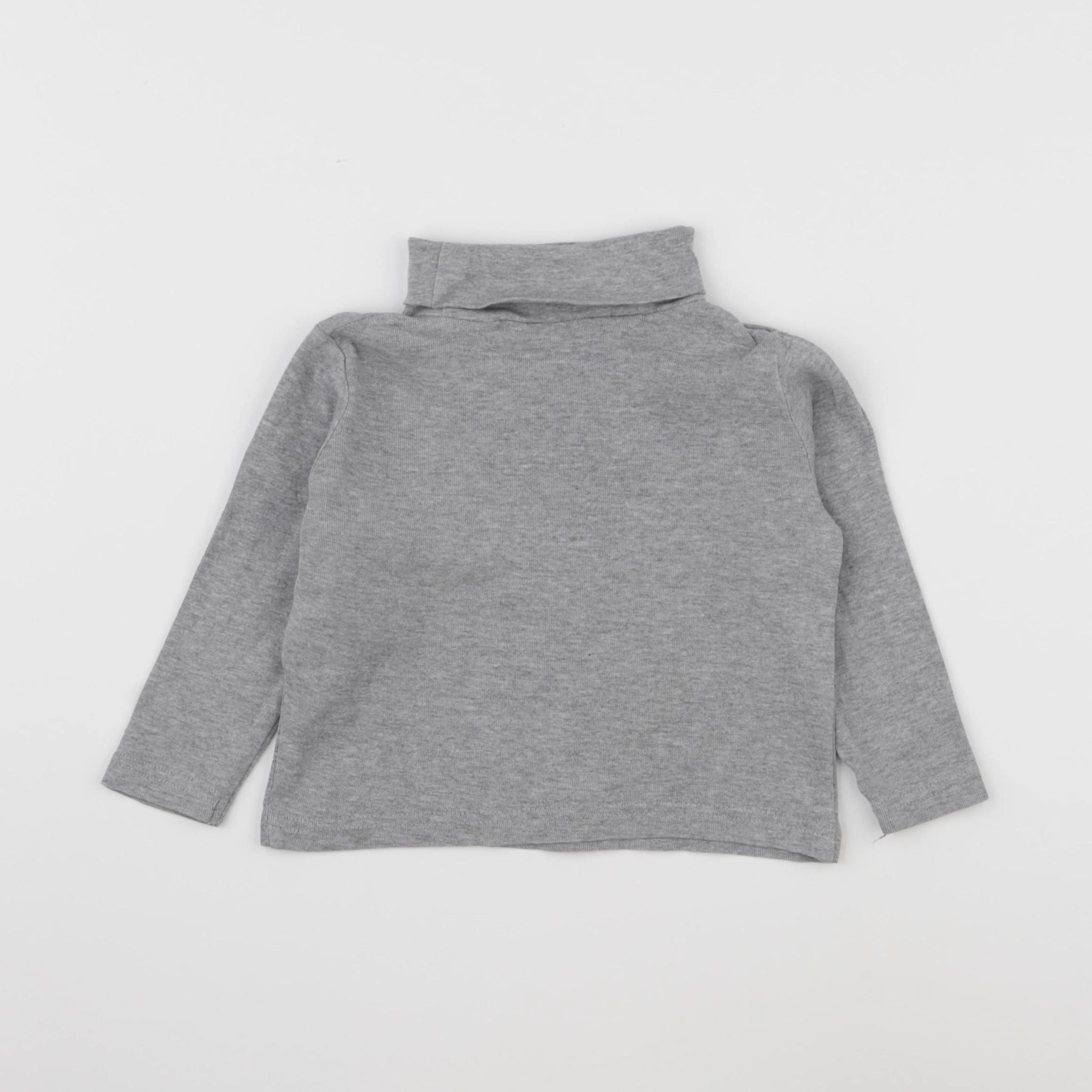Vertbaudet - sous-pull gris - 2 ans