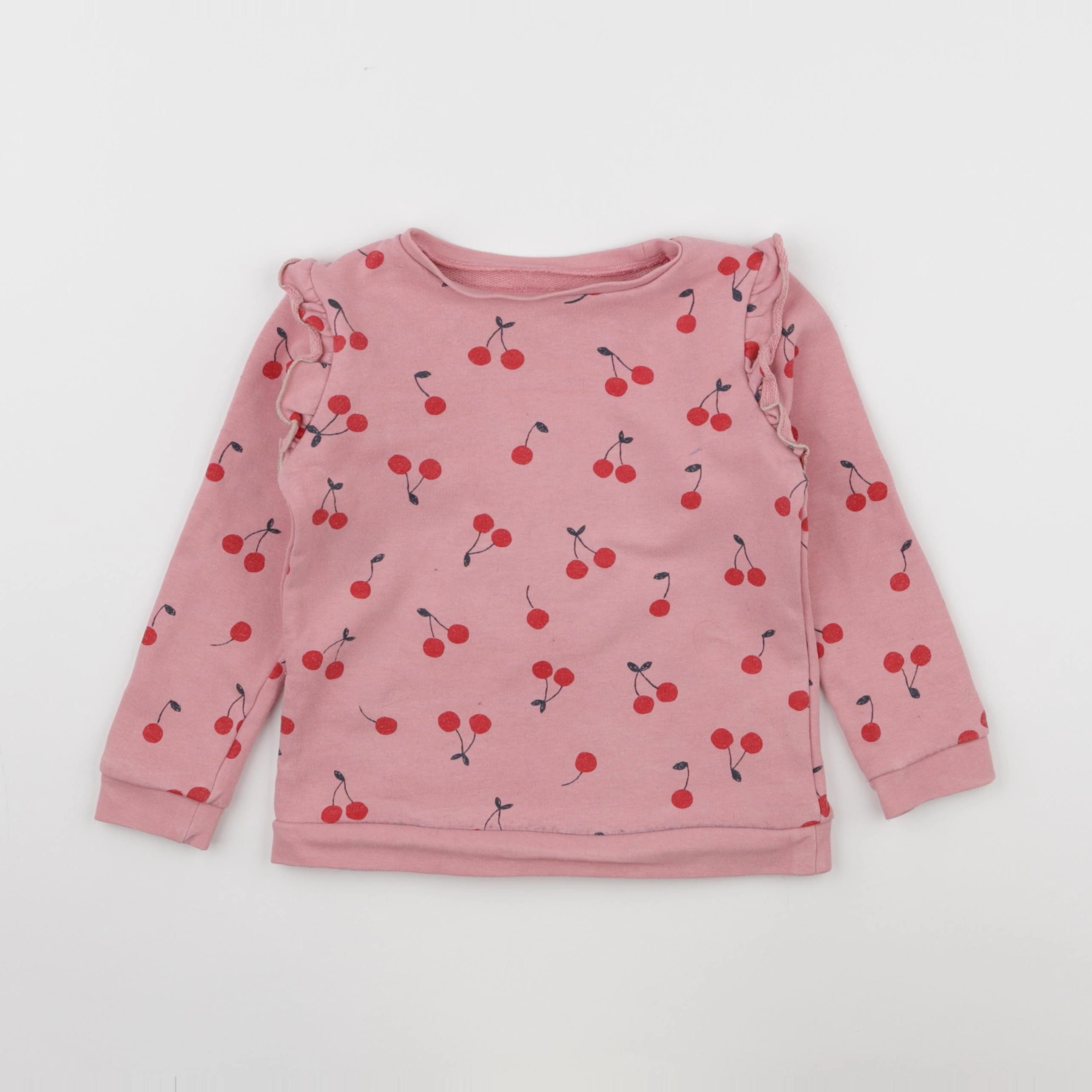 Vertbaudet - sweat rose - 4 ans