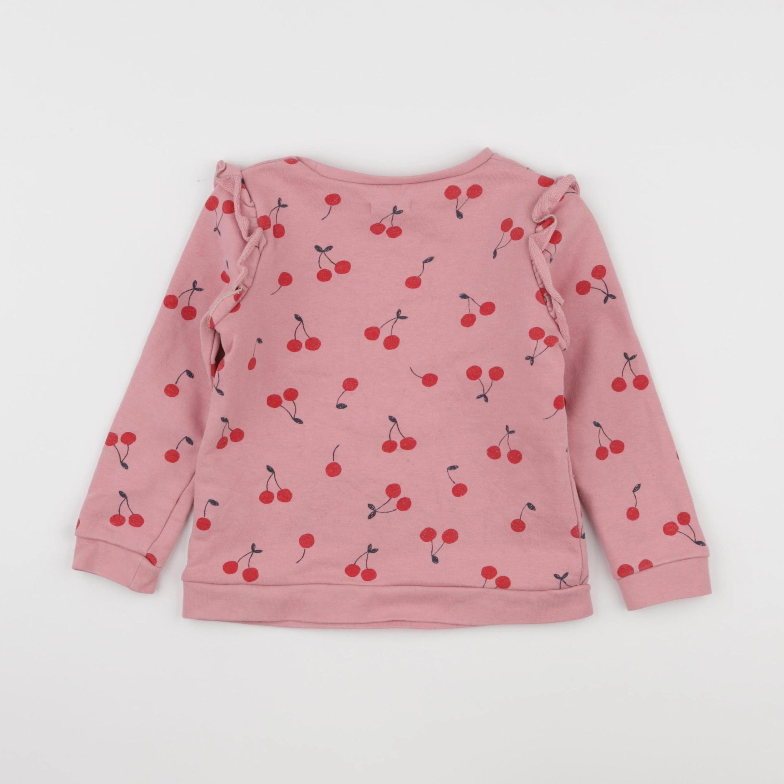 Vertbaudet - sweat rose - 4 ans
