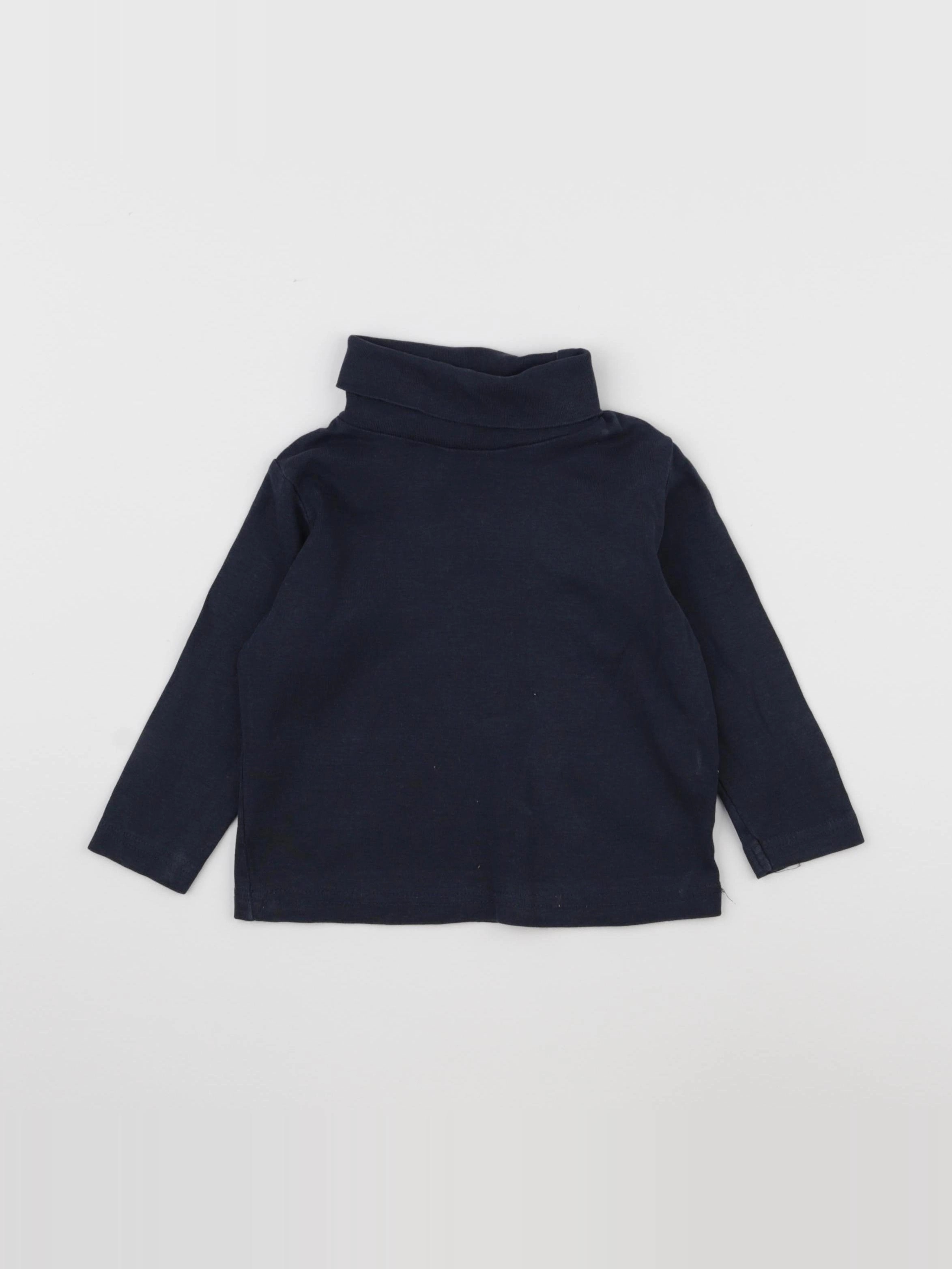 Vertbaudet - sous-pull bleu - 2 ans