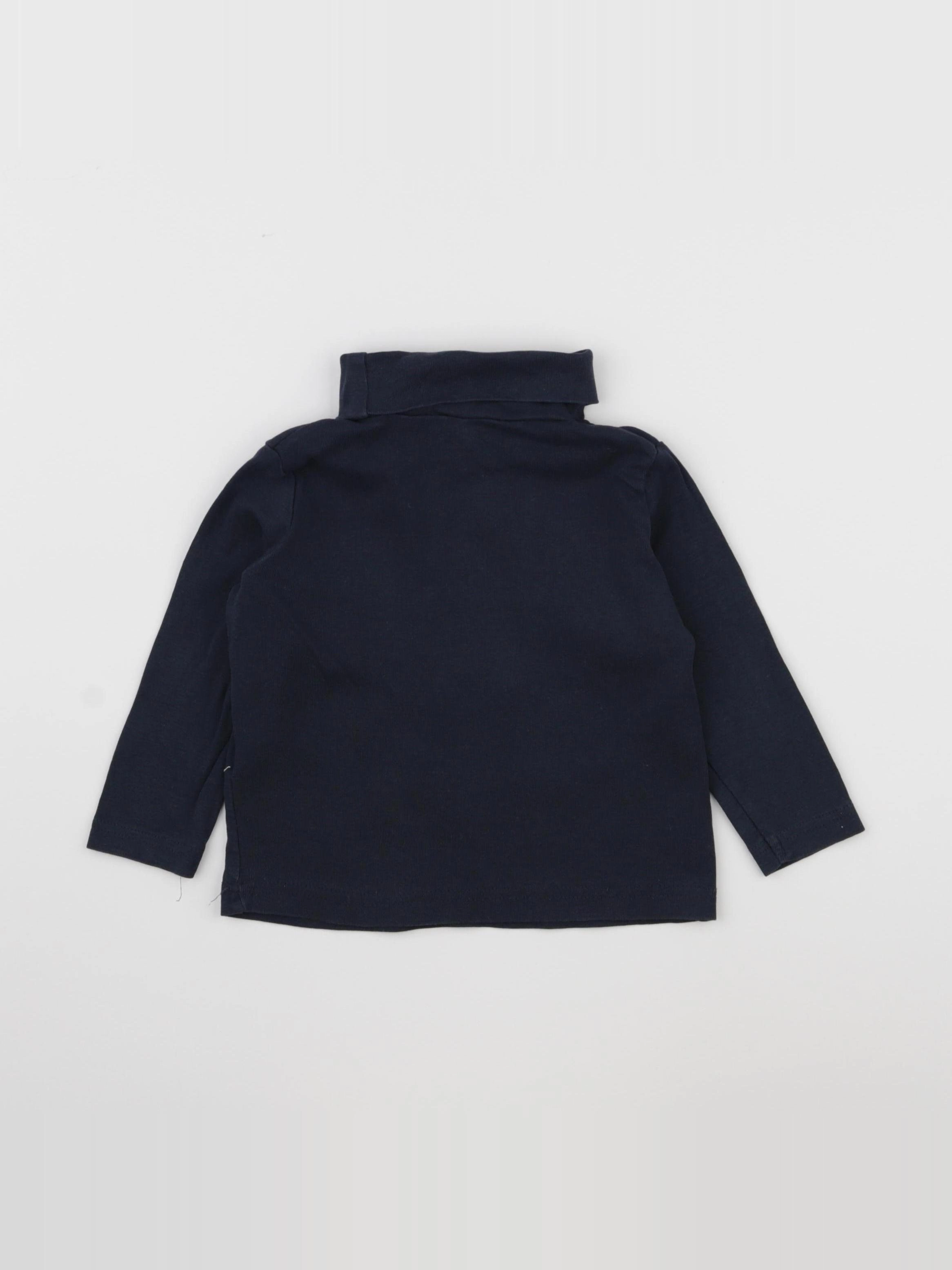Vertbaudet - sous-pull bleu - 2 ans