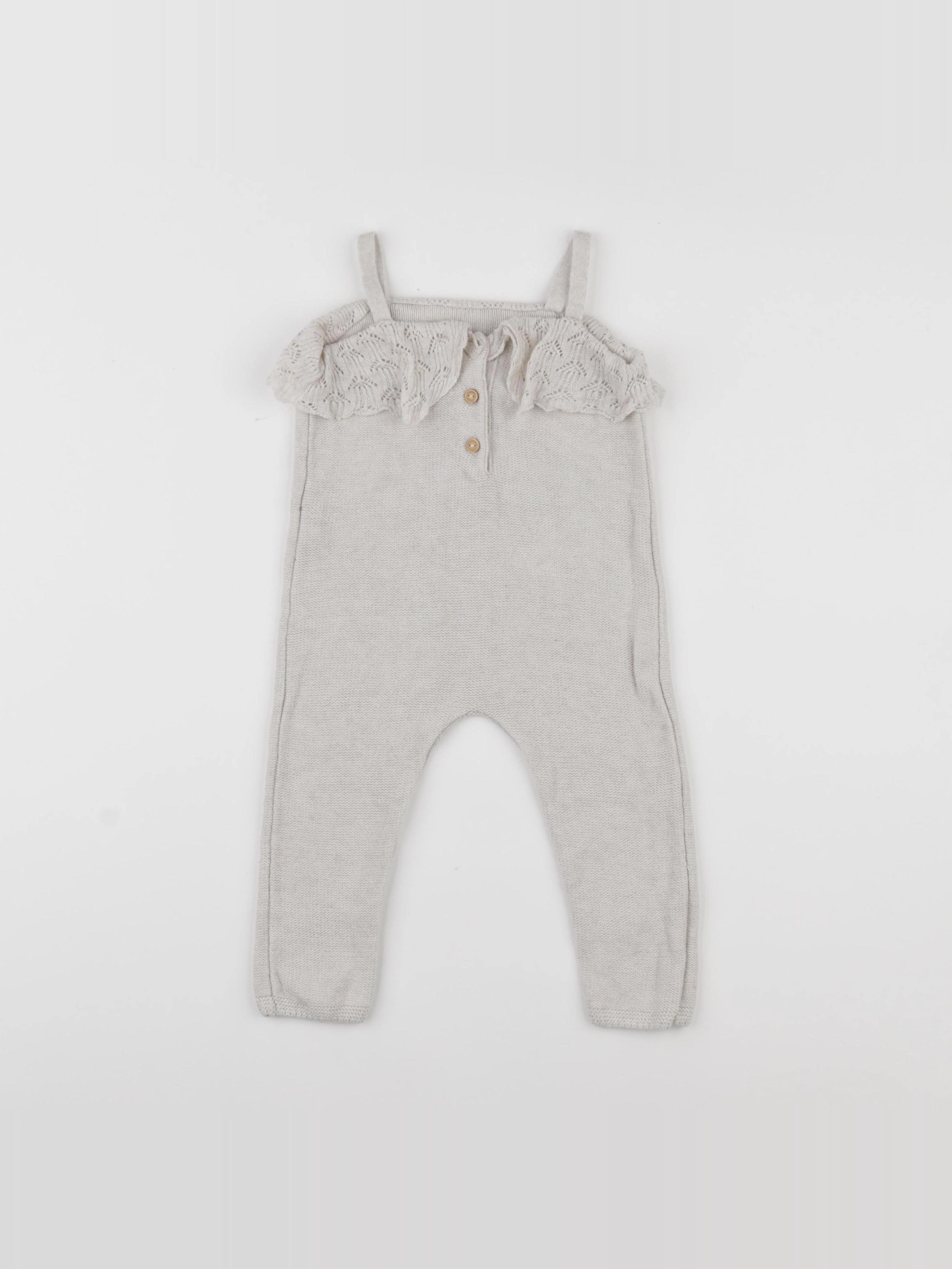 Zara - combinaison beige - 9/12 mois