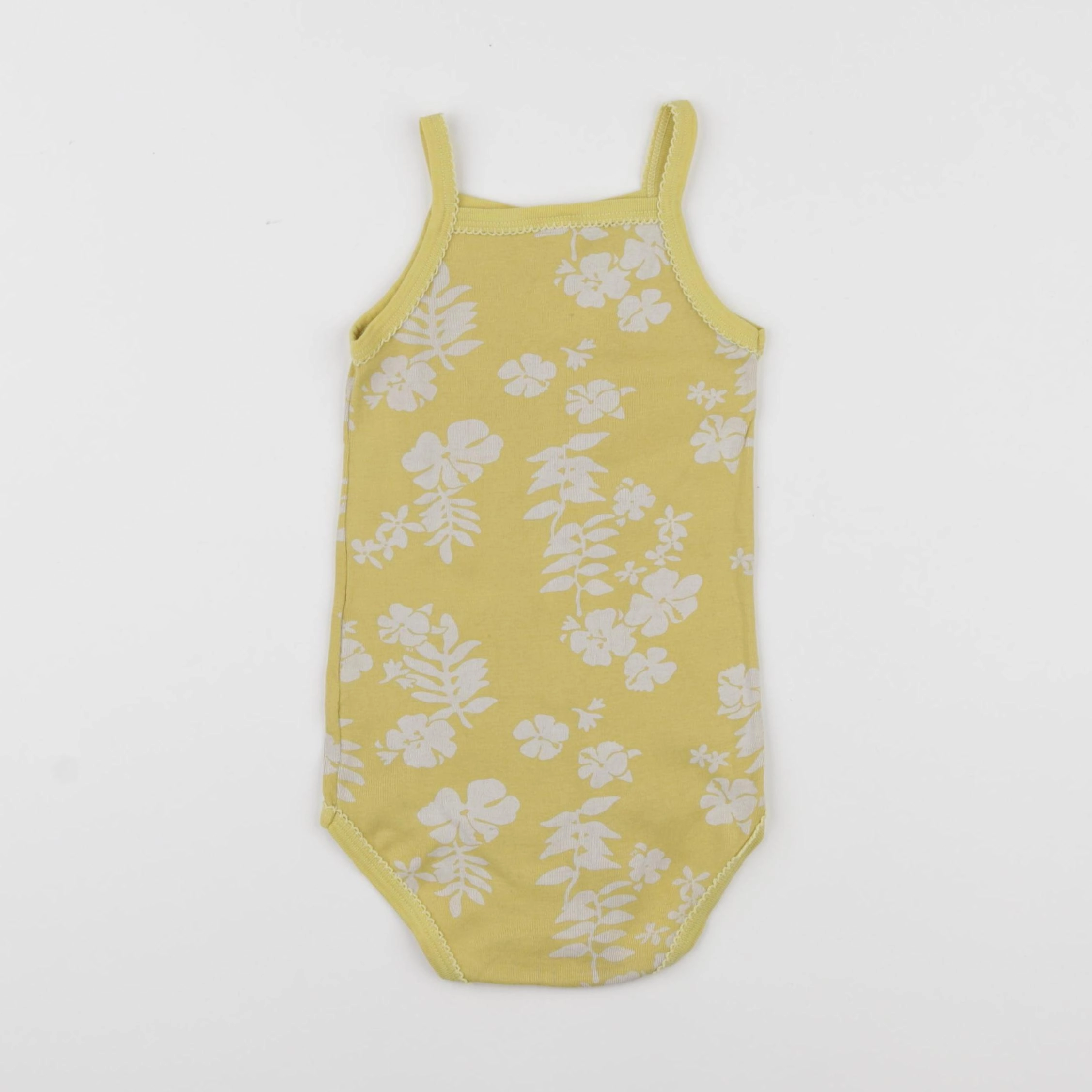 Petit Bateau - body jaune - 18 mois à 2 ans
