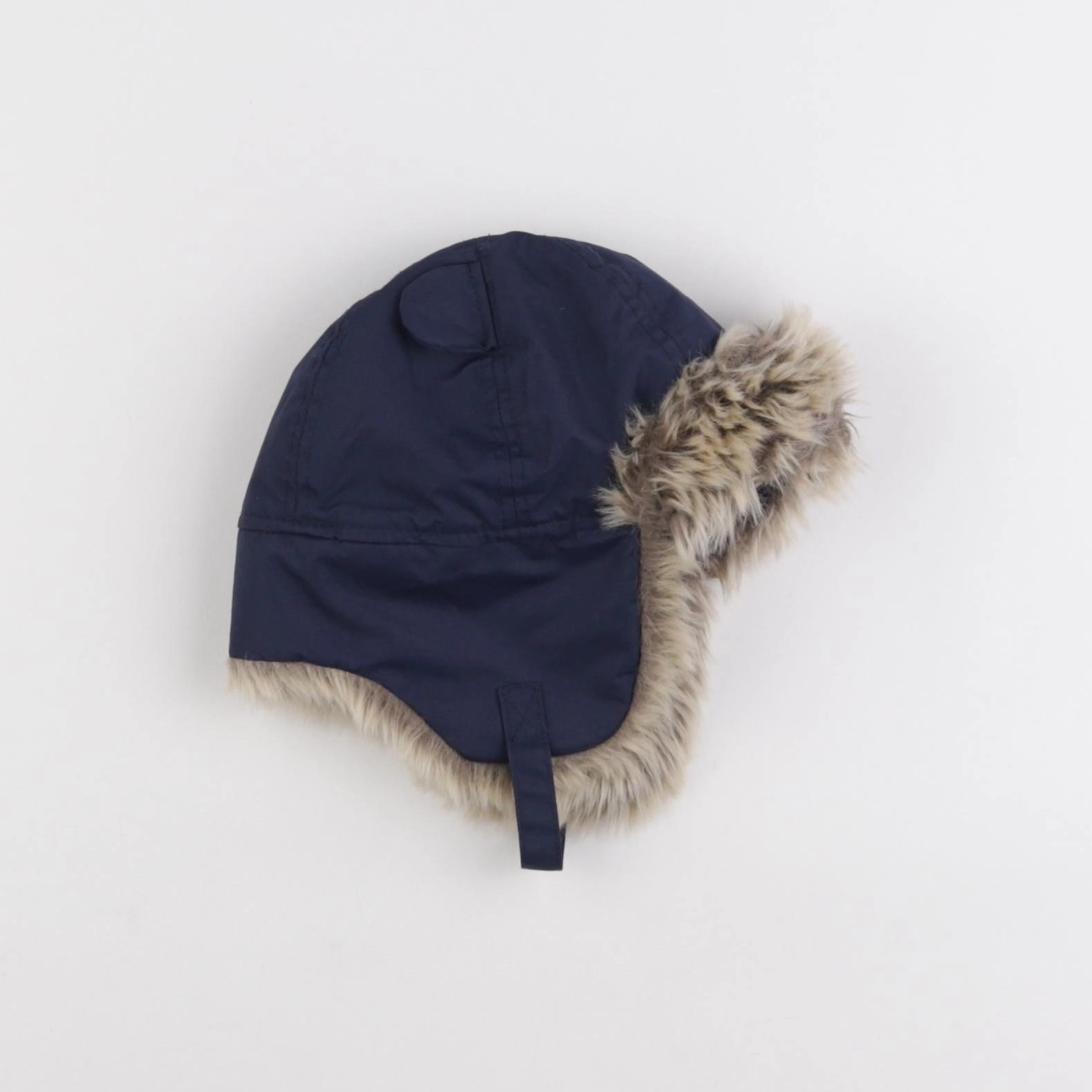 H&M - bonnet bleu - 2/3 ans