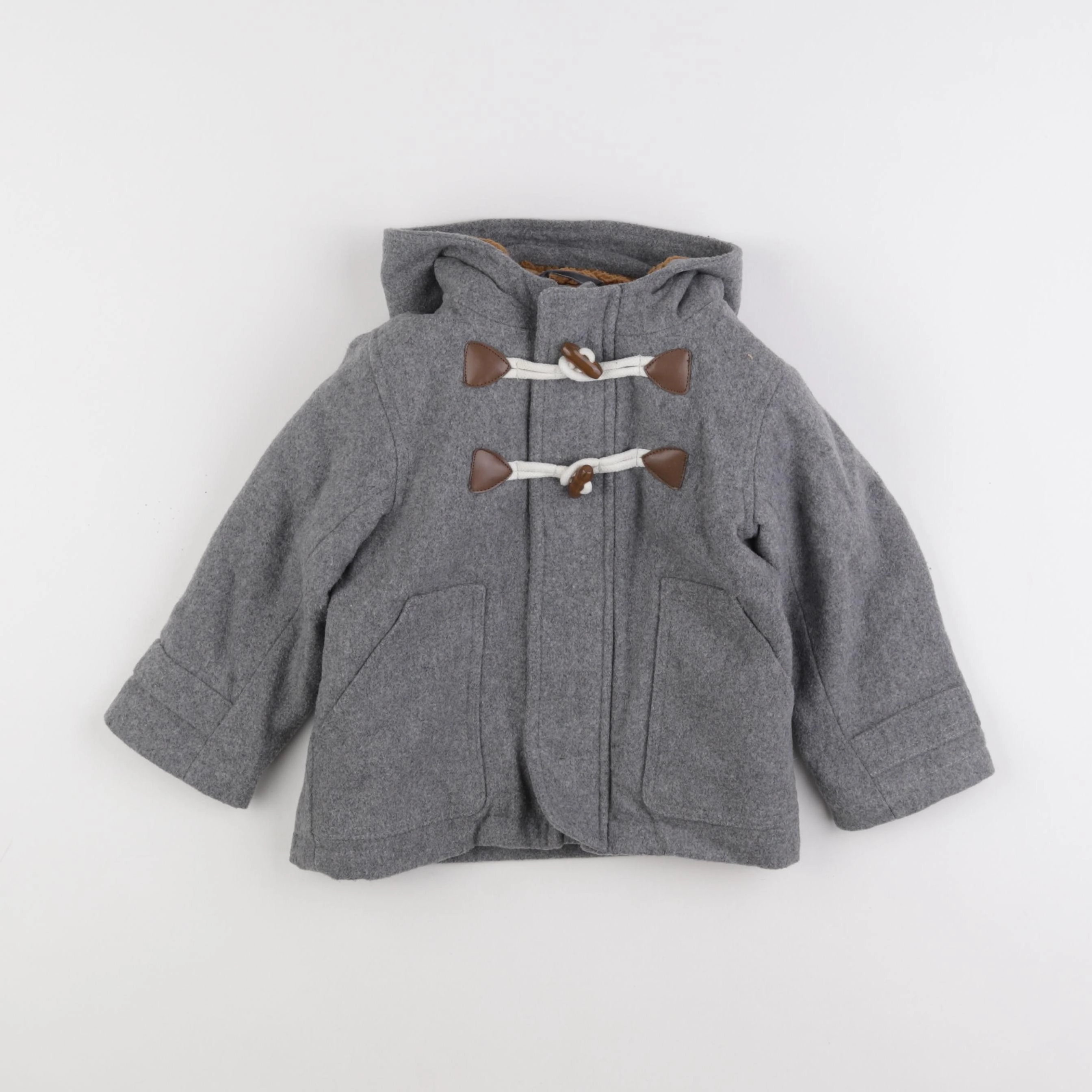 Vertbaudet - manteau gris - 3 ans