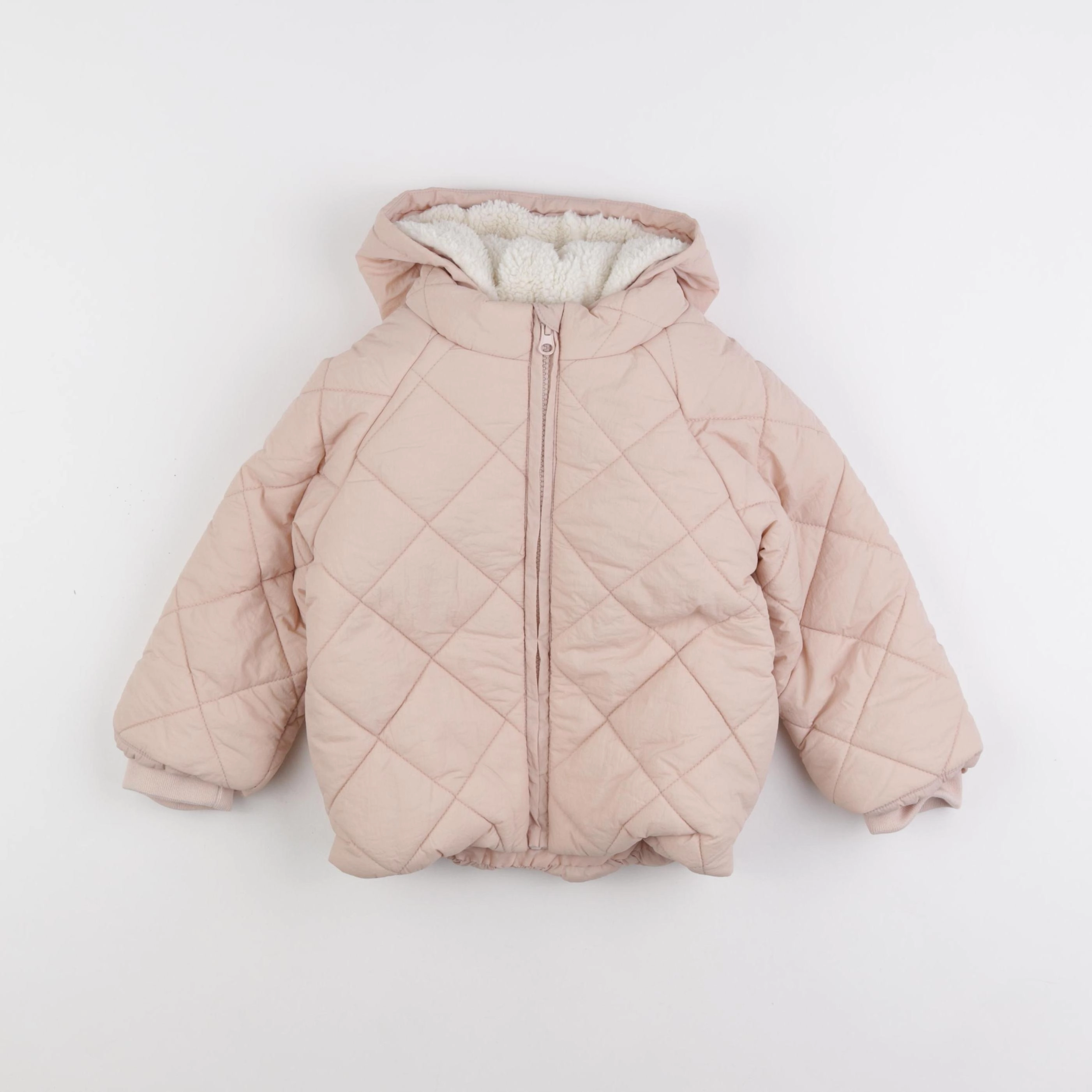 Vertbaudet - doudoune rose - 3 ans