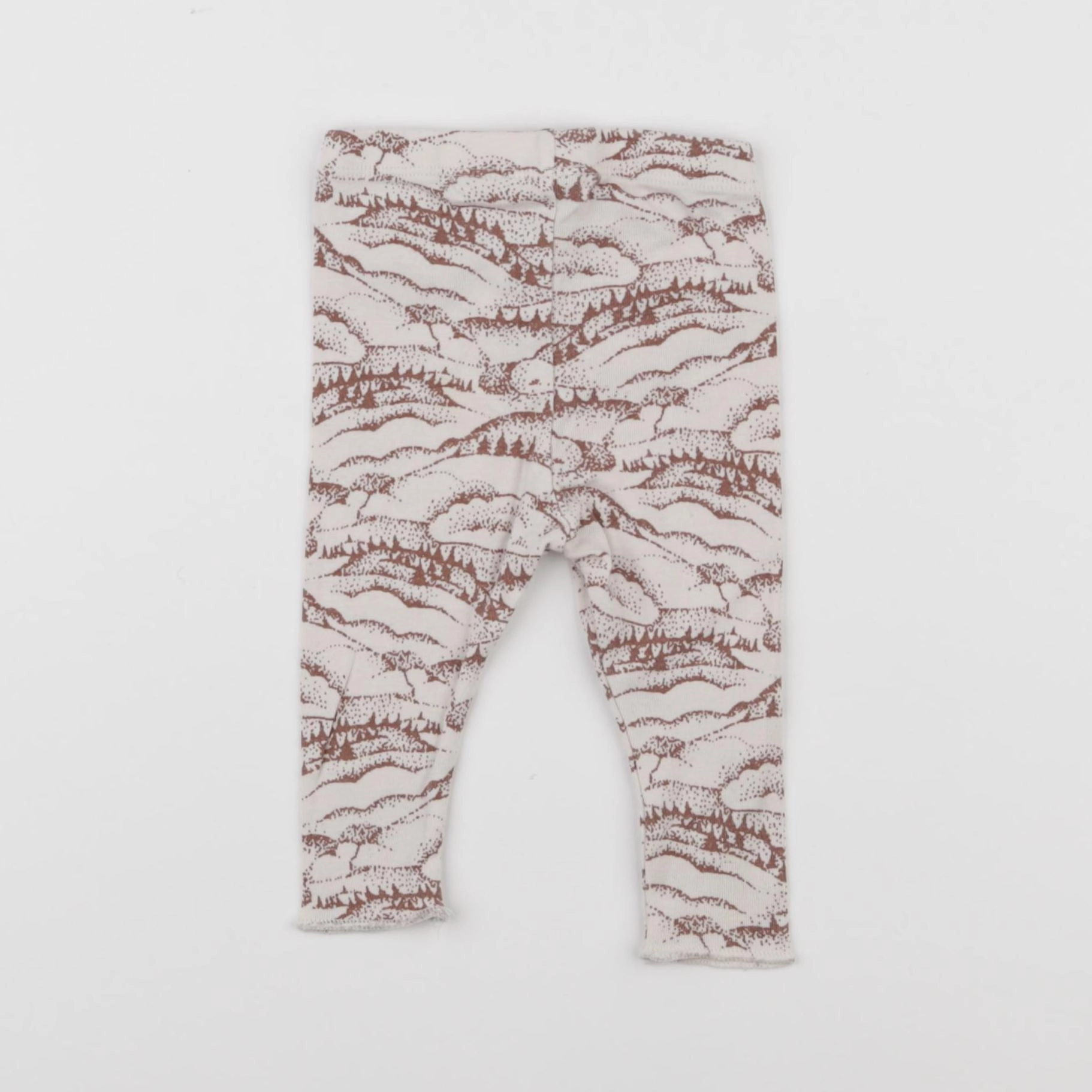 H&M - legging beige, marron - 3/6 mois