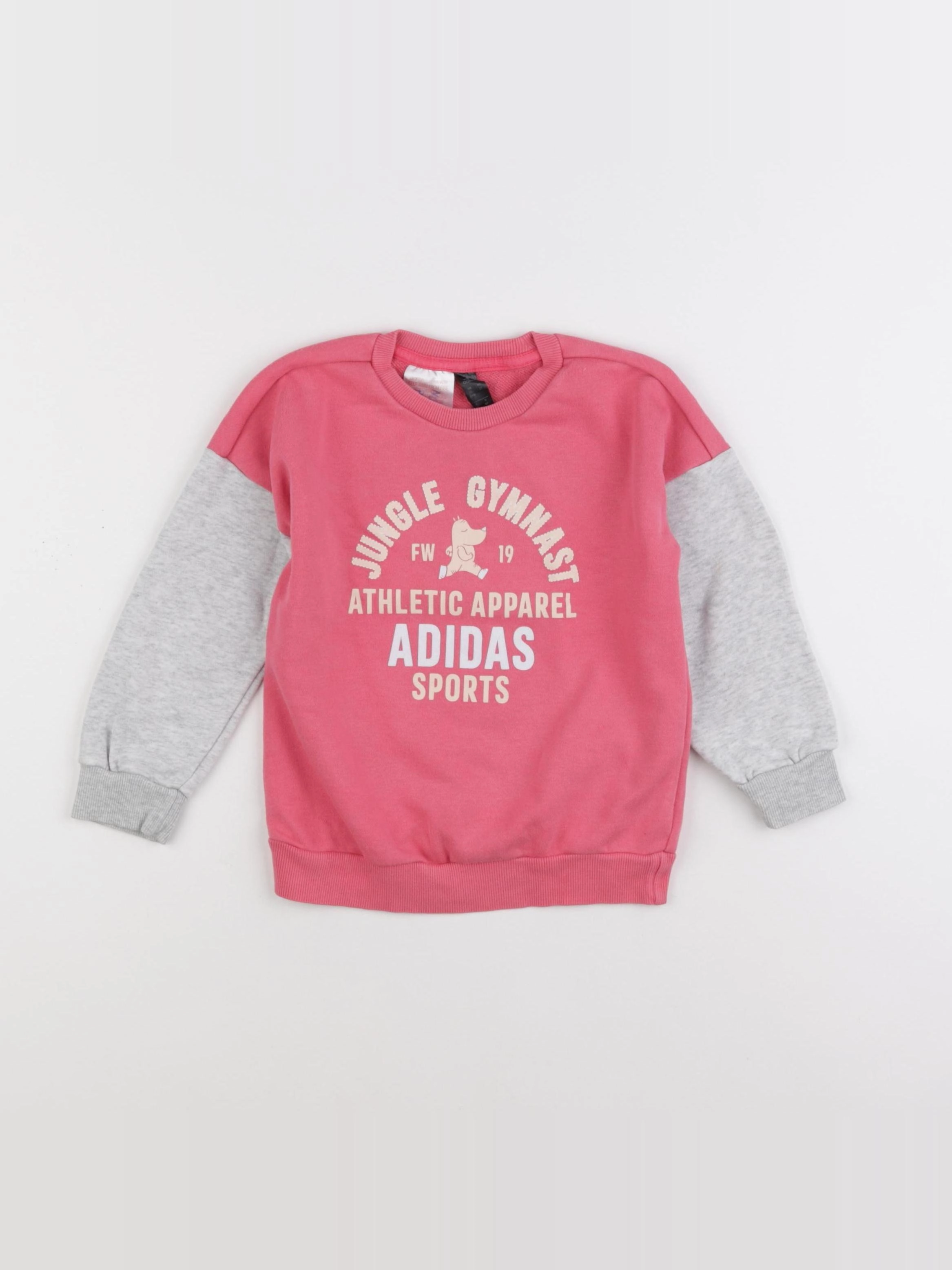 Adidas - sweat rose - 2 ans