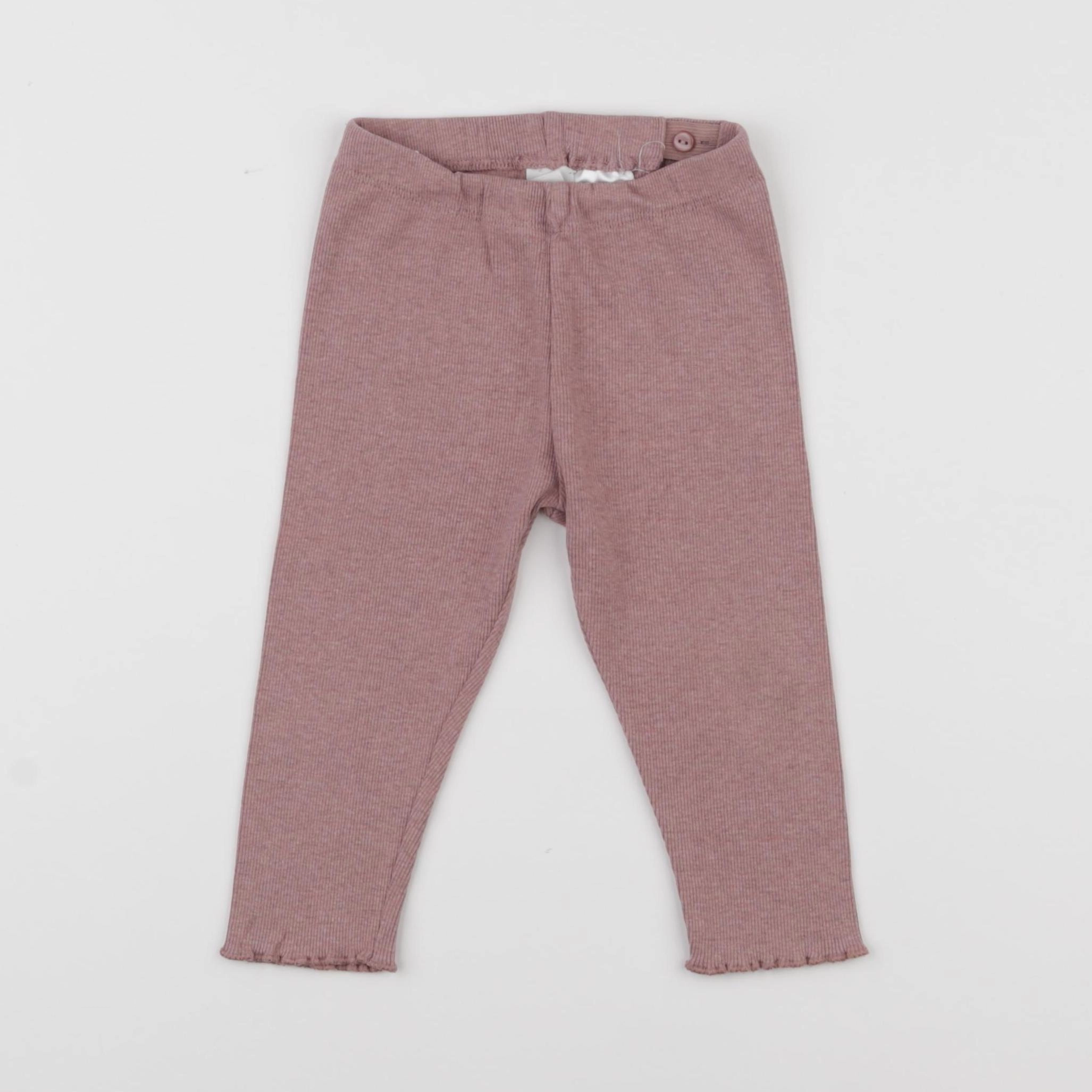 H&M - legging rose - 9/12 mois