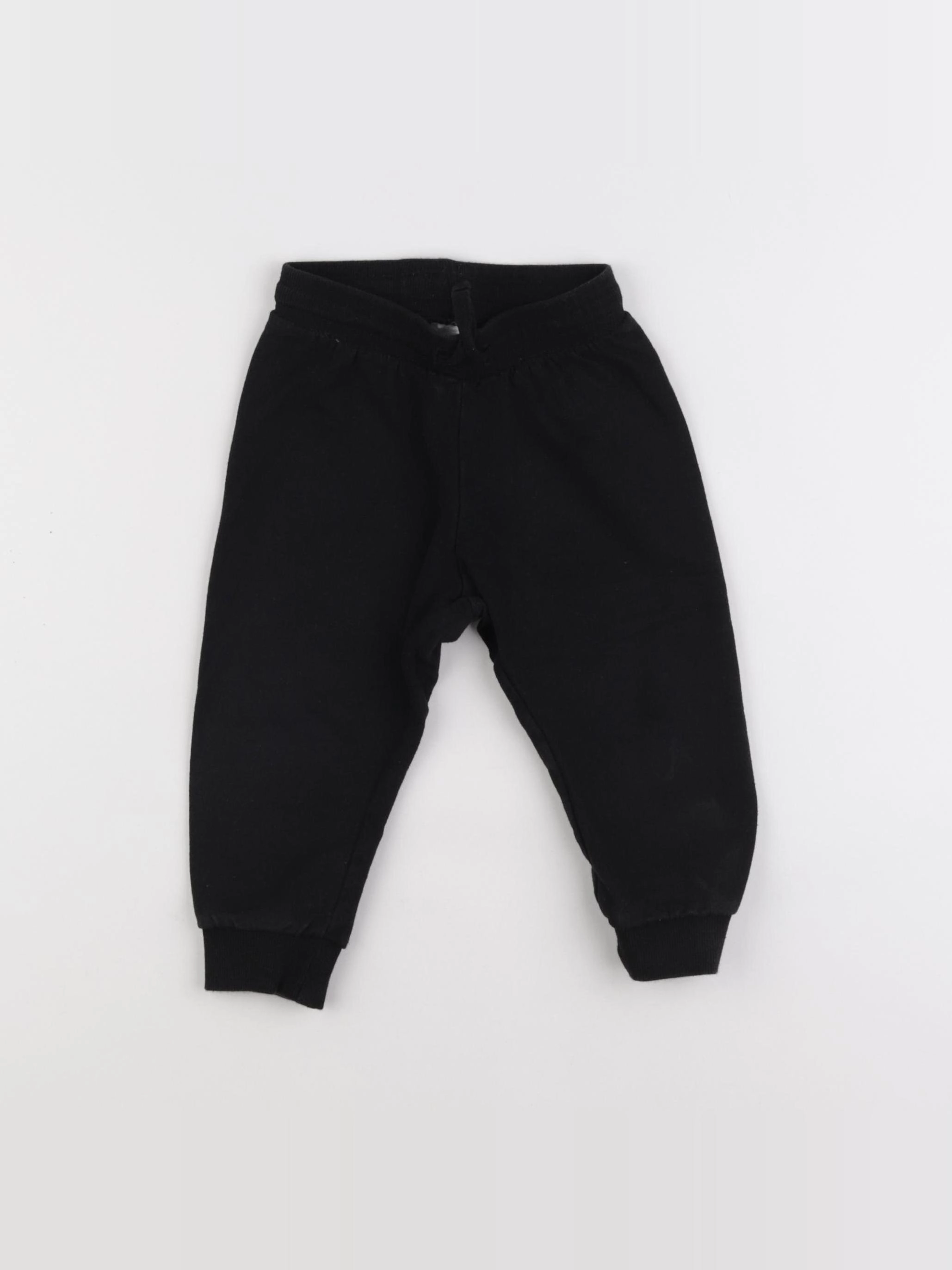 H&M - jogging noir - 18 mois