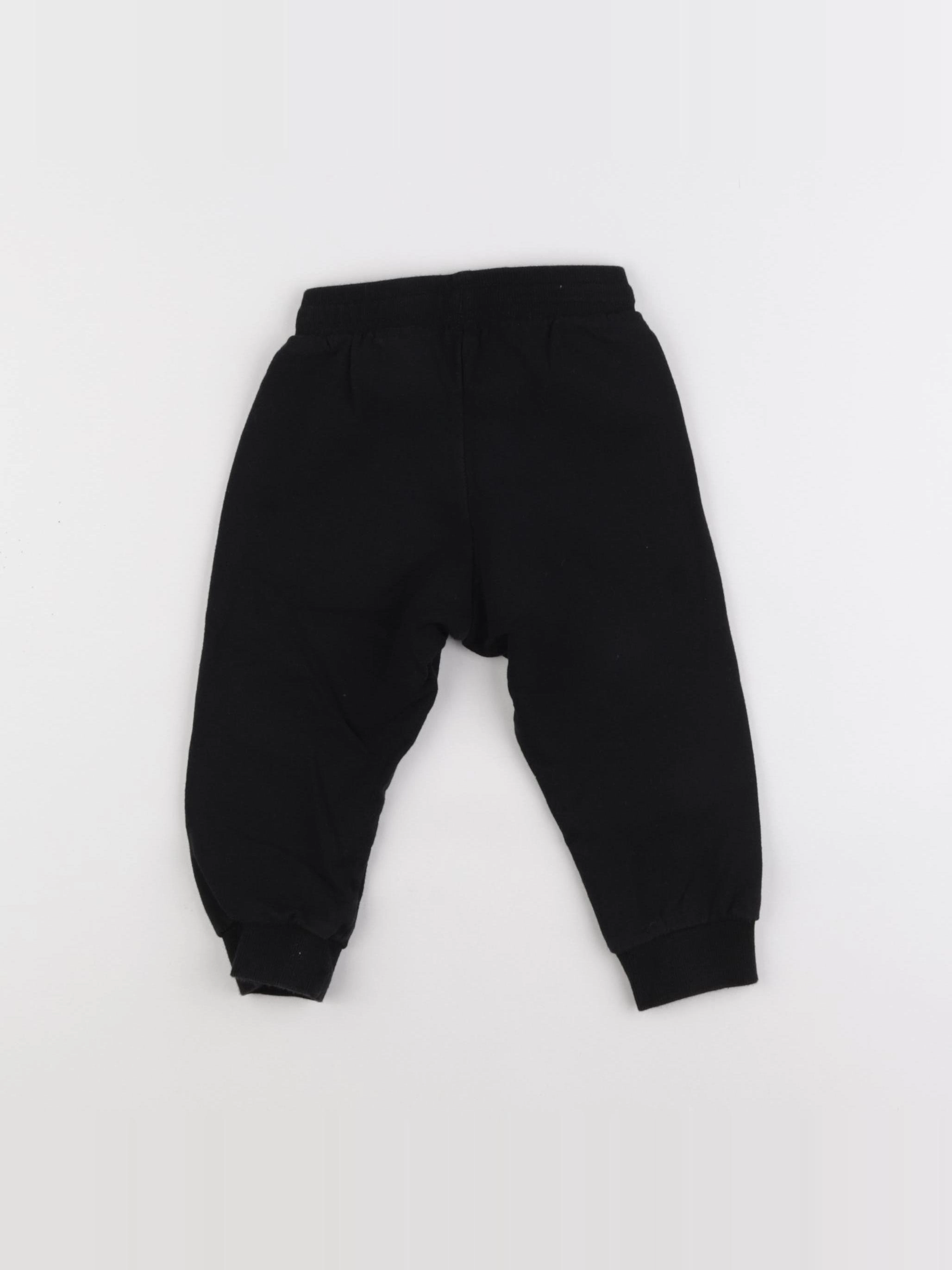 H&M - jogging noir - 18 mois