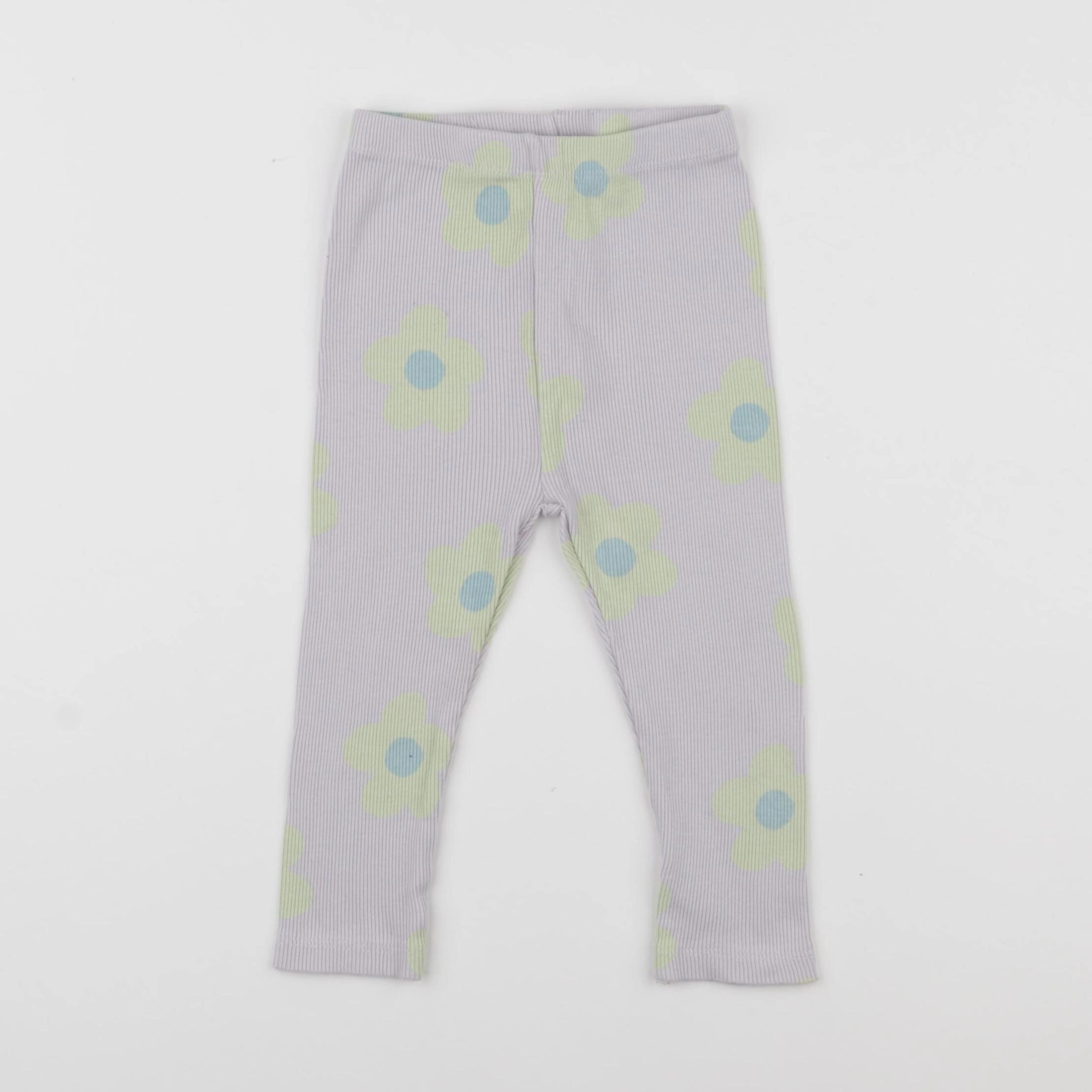 Zara - legging violet, jaune - 12/18 mois