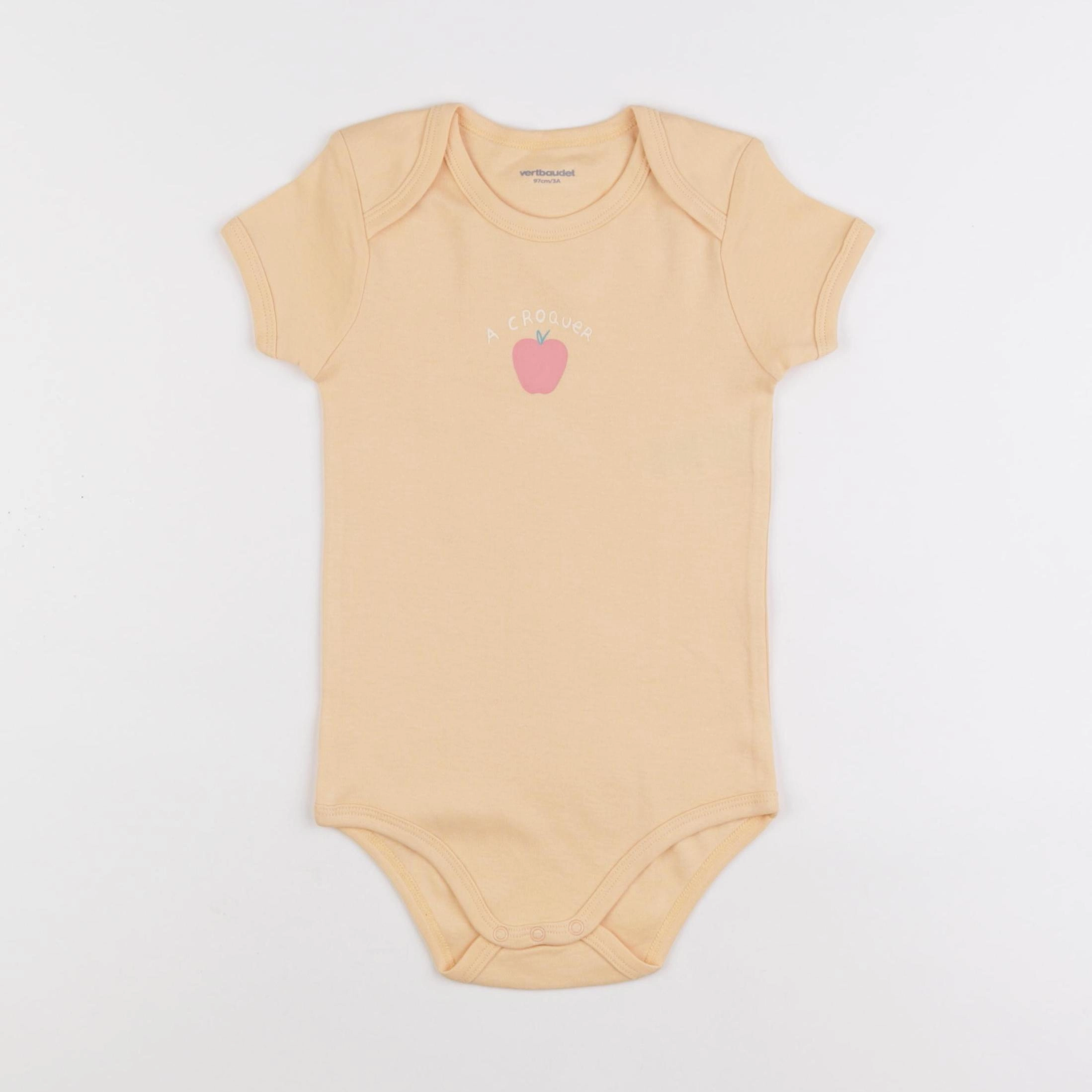 Vertbaudet - body jaune - 3 ans