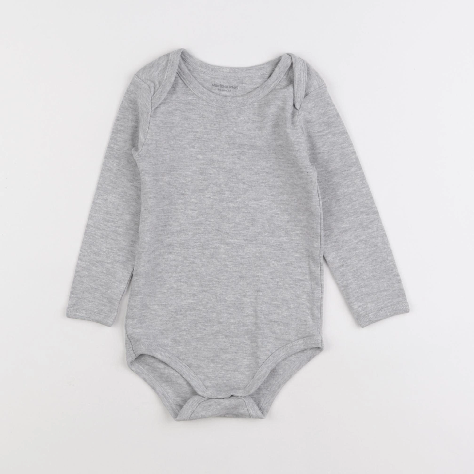 Vertbaudet - body gris - 2 ans