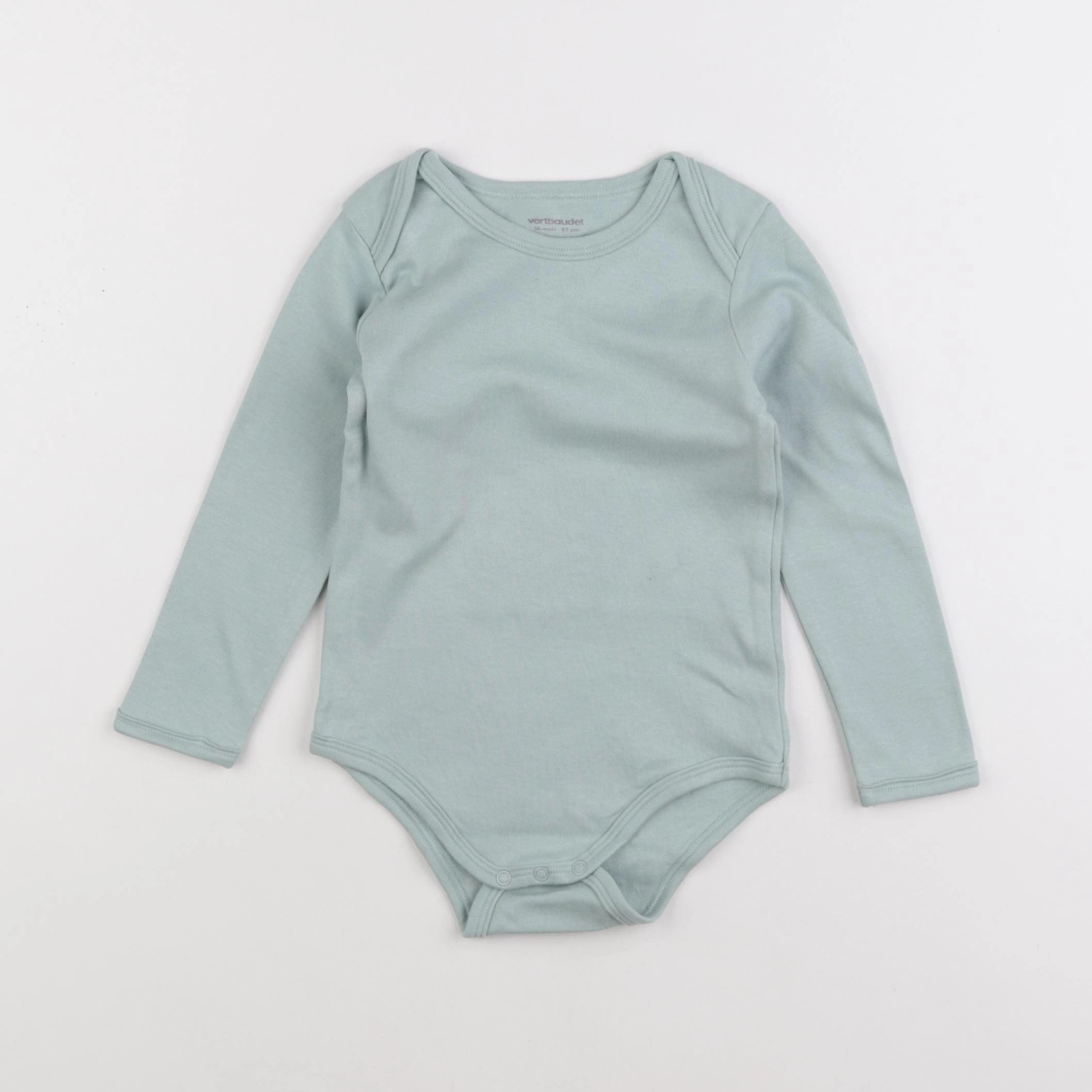 Vertbaudet - body bleu - 3 ans
