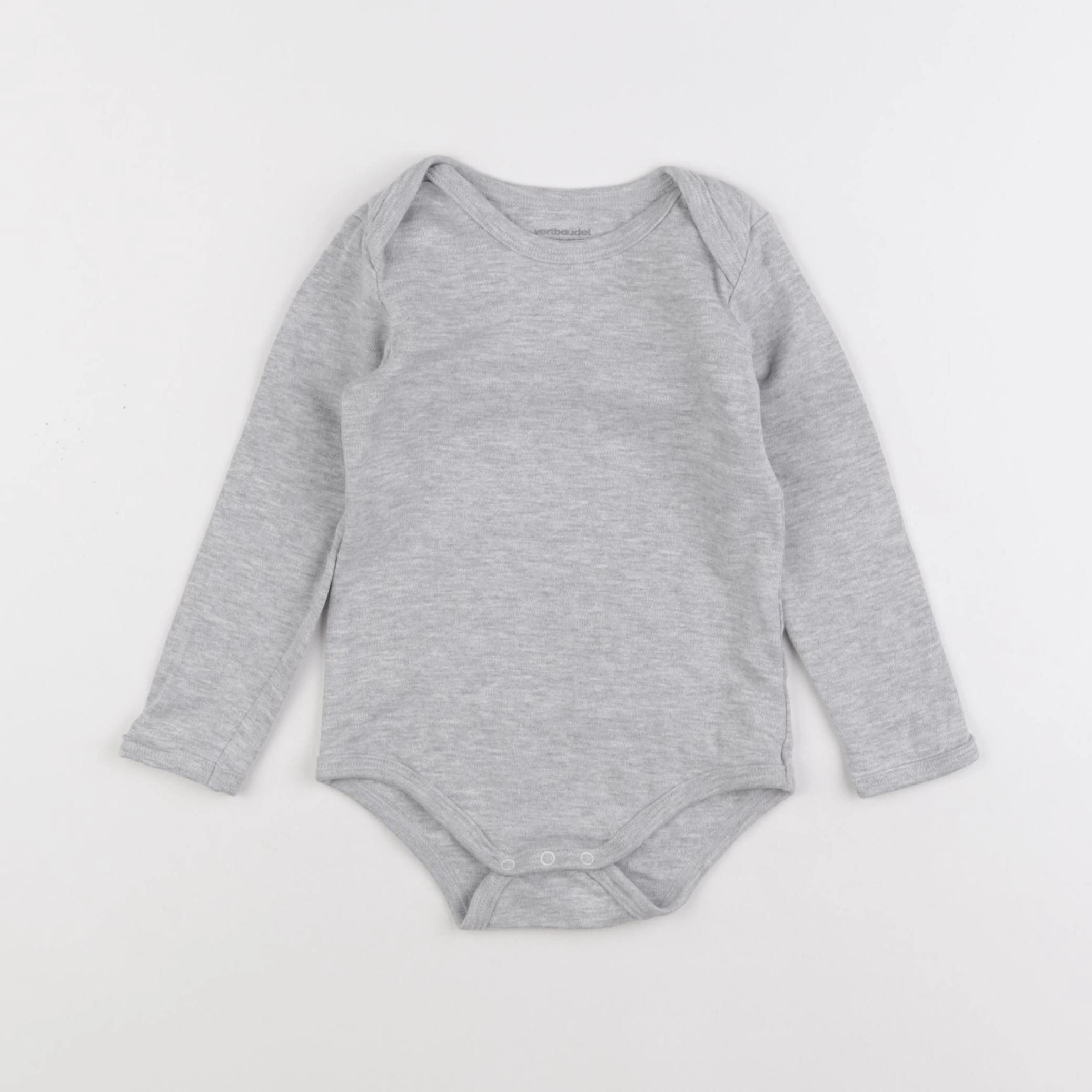 Vertbaudet - body gris - 3 ans