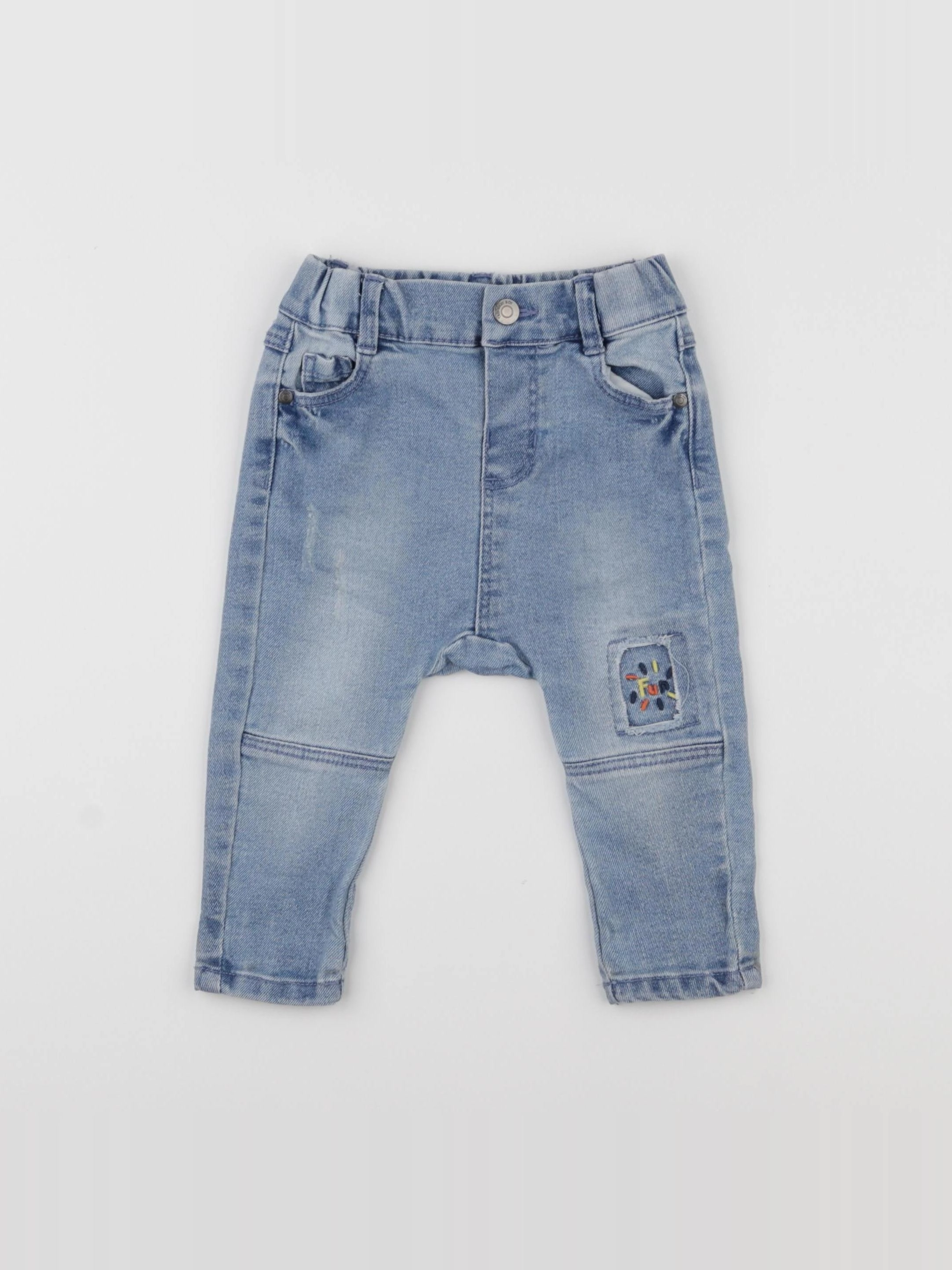 Tape à l'oeil - pantalon bleu - 9 mois