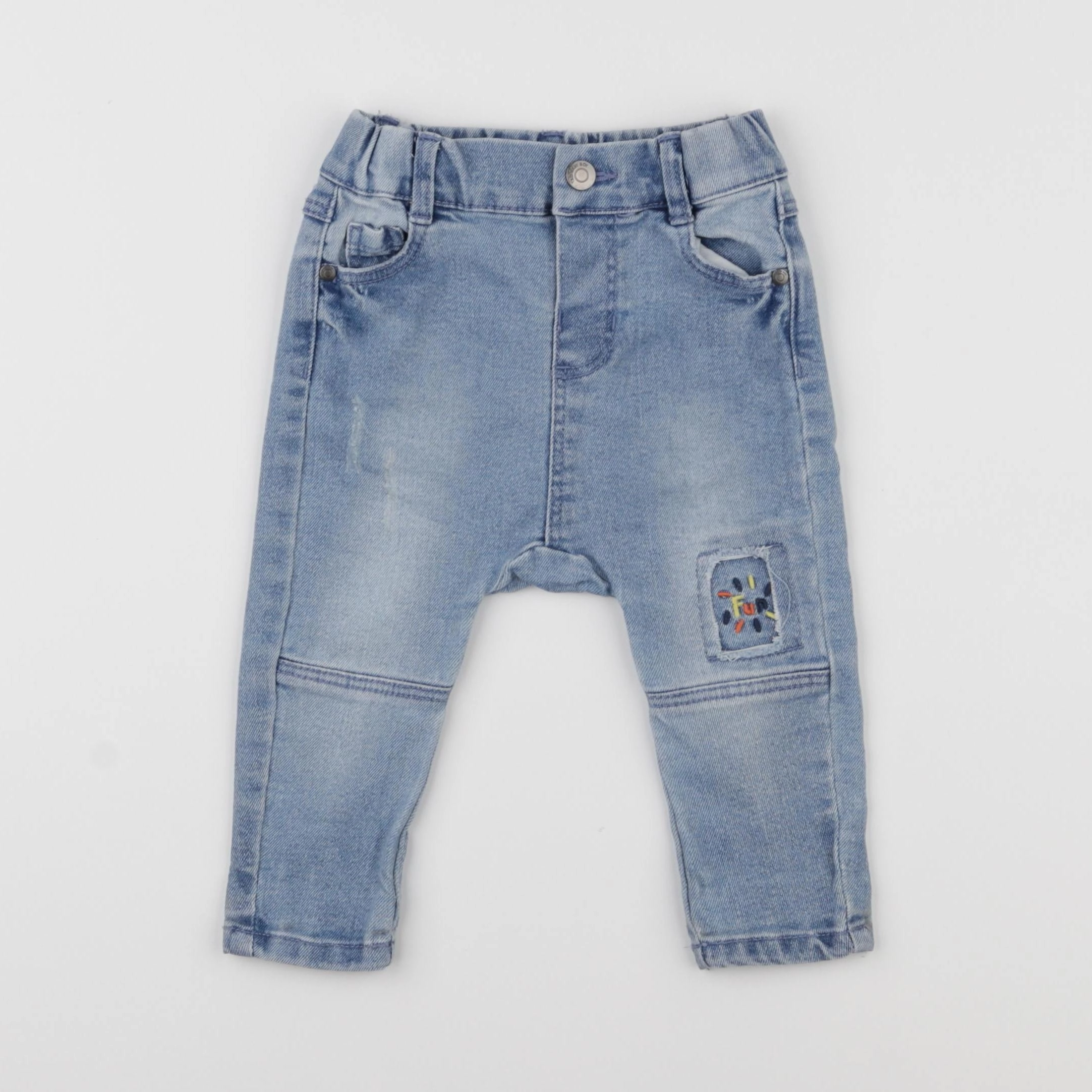 Tape à l'oeil - pantalon bleu - 9 mois
