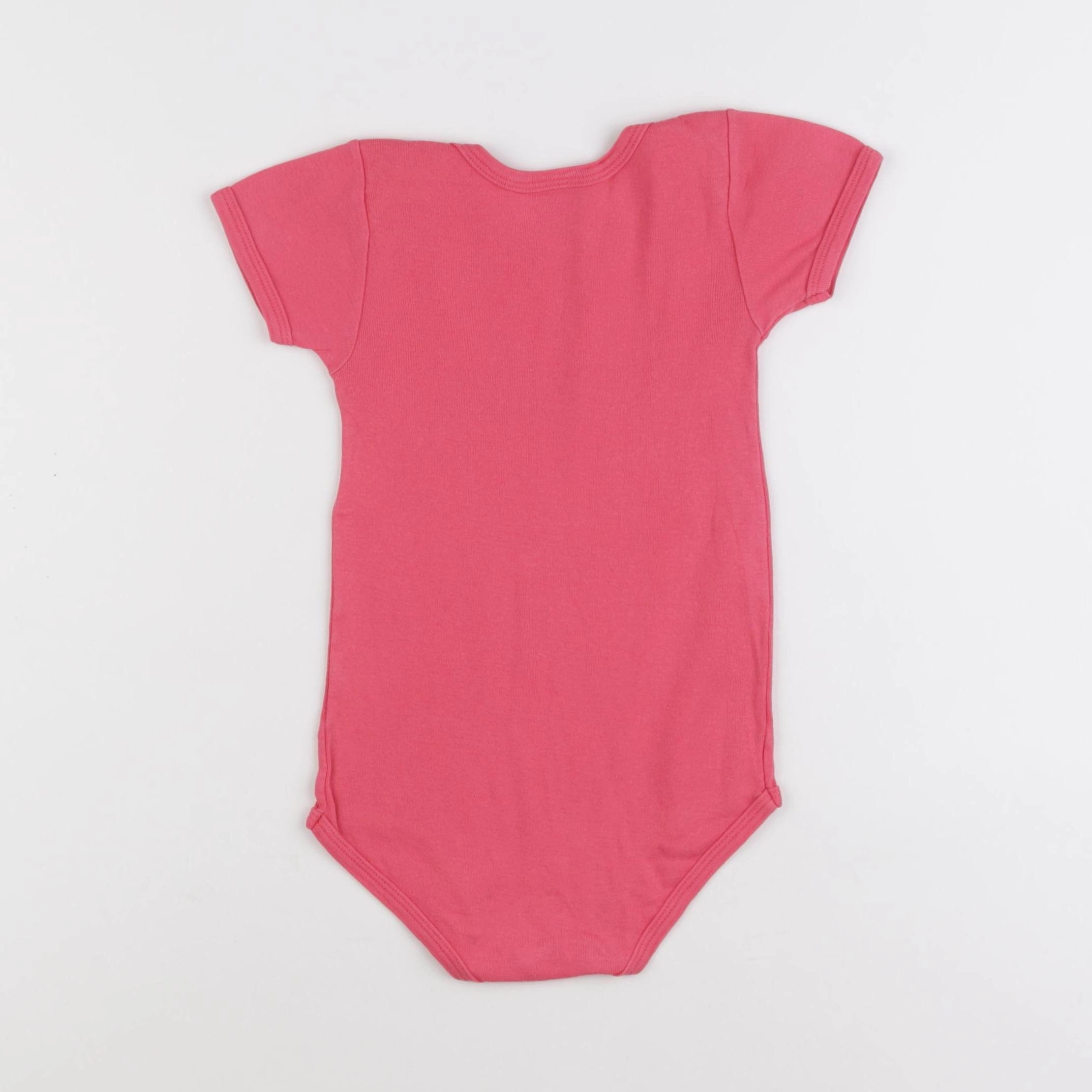 Petit Bateau - body rose - 36 mois