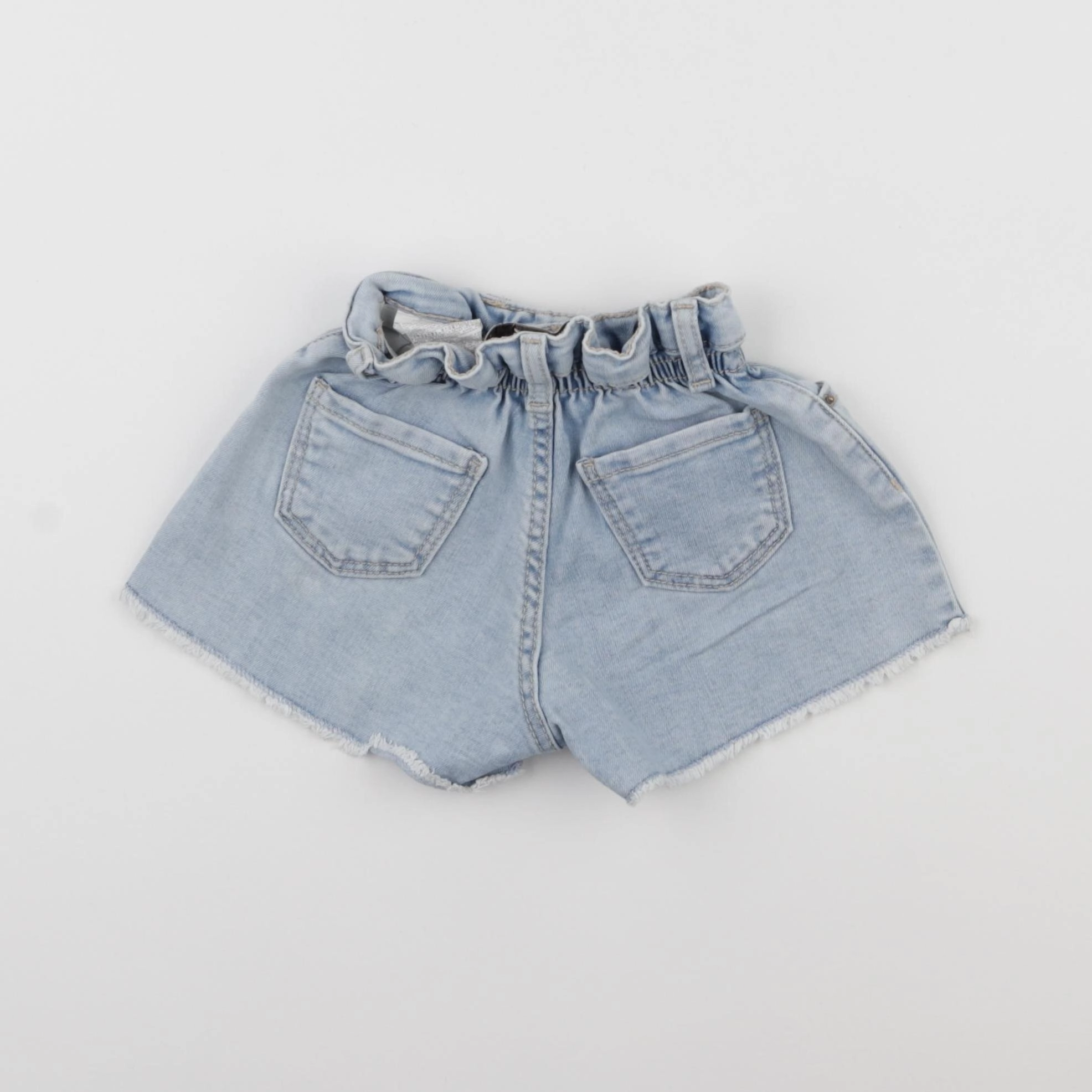 Zara - short bleu - 9/12 mois