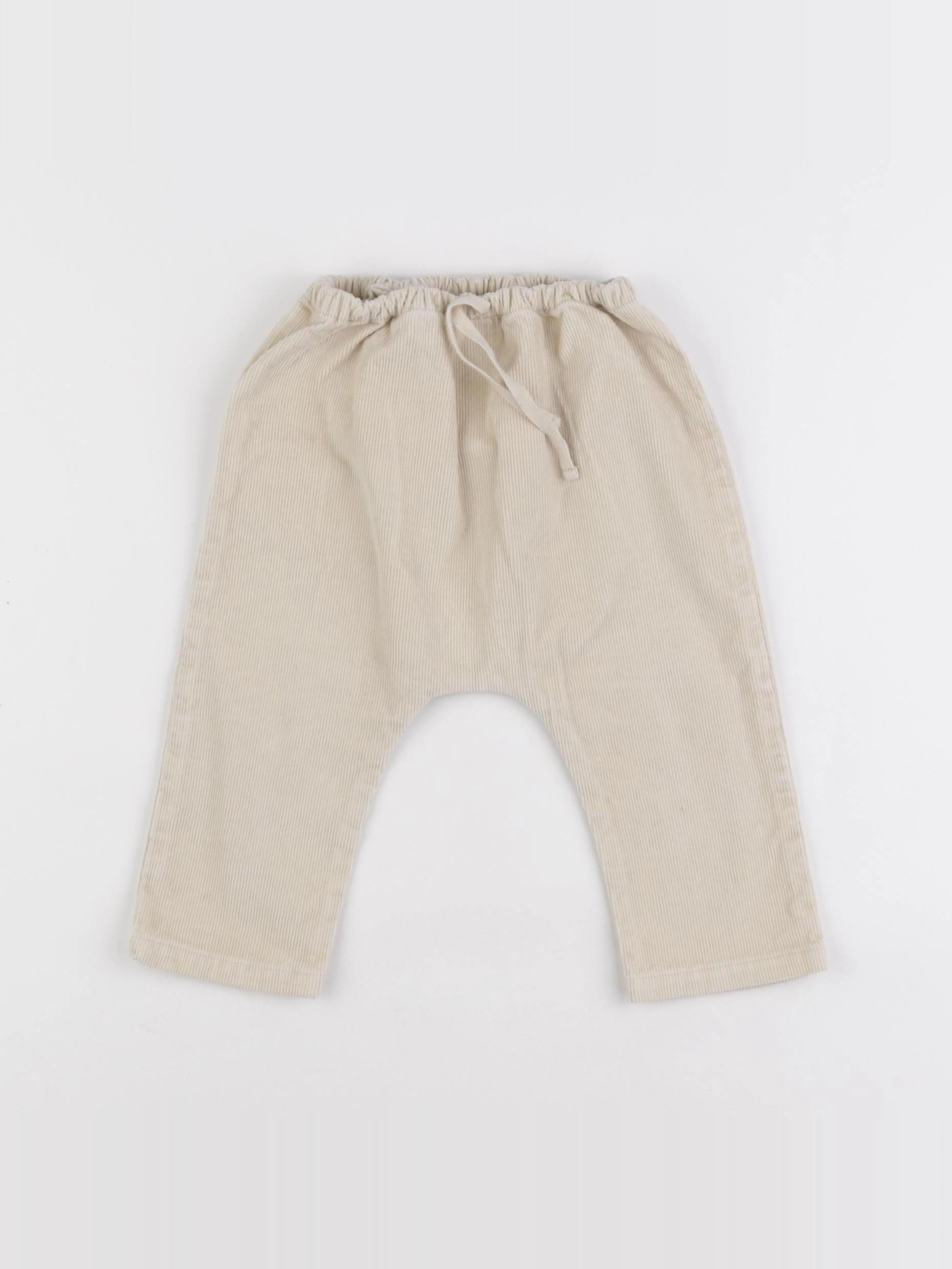 Cyrillus - sarouel beige - 12 mois