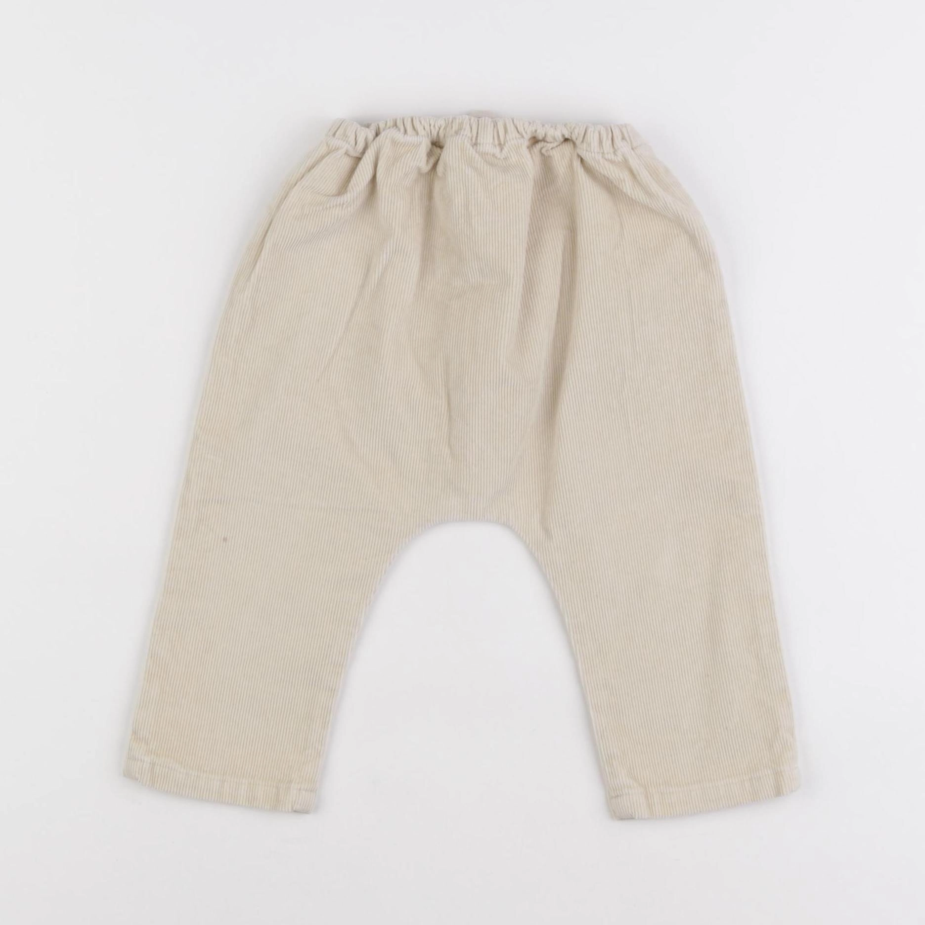 Cyrillus - sarouel beige - 12 mois