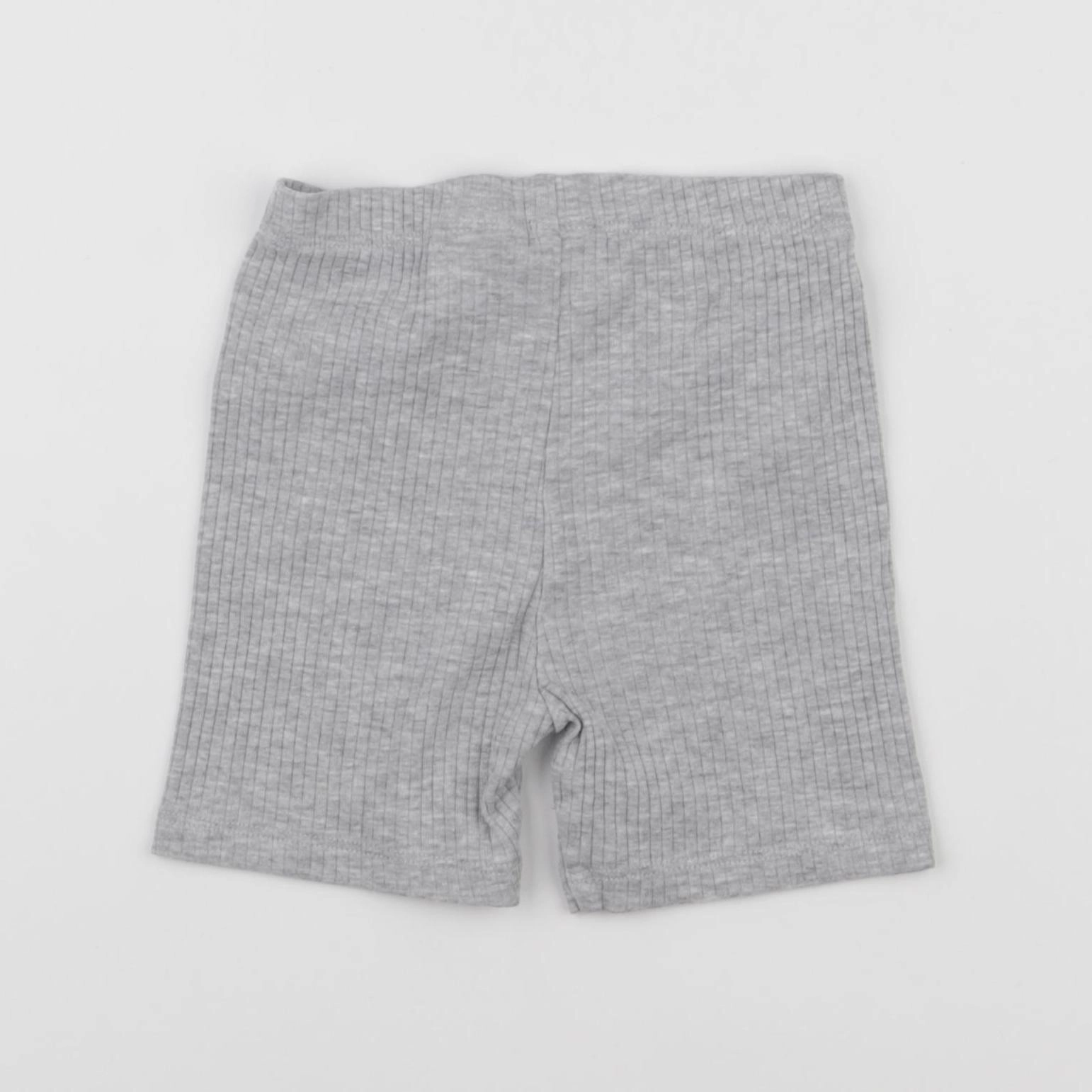 H&M - short gris - 12/18 mois