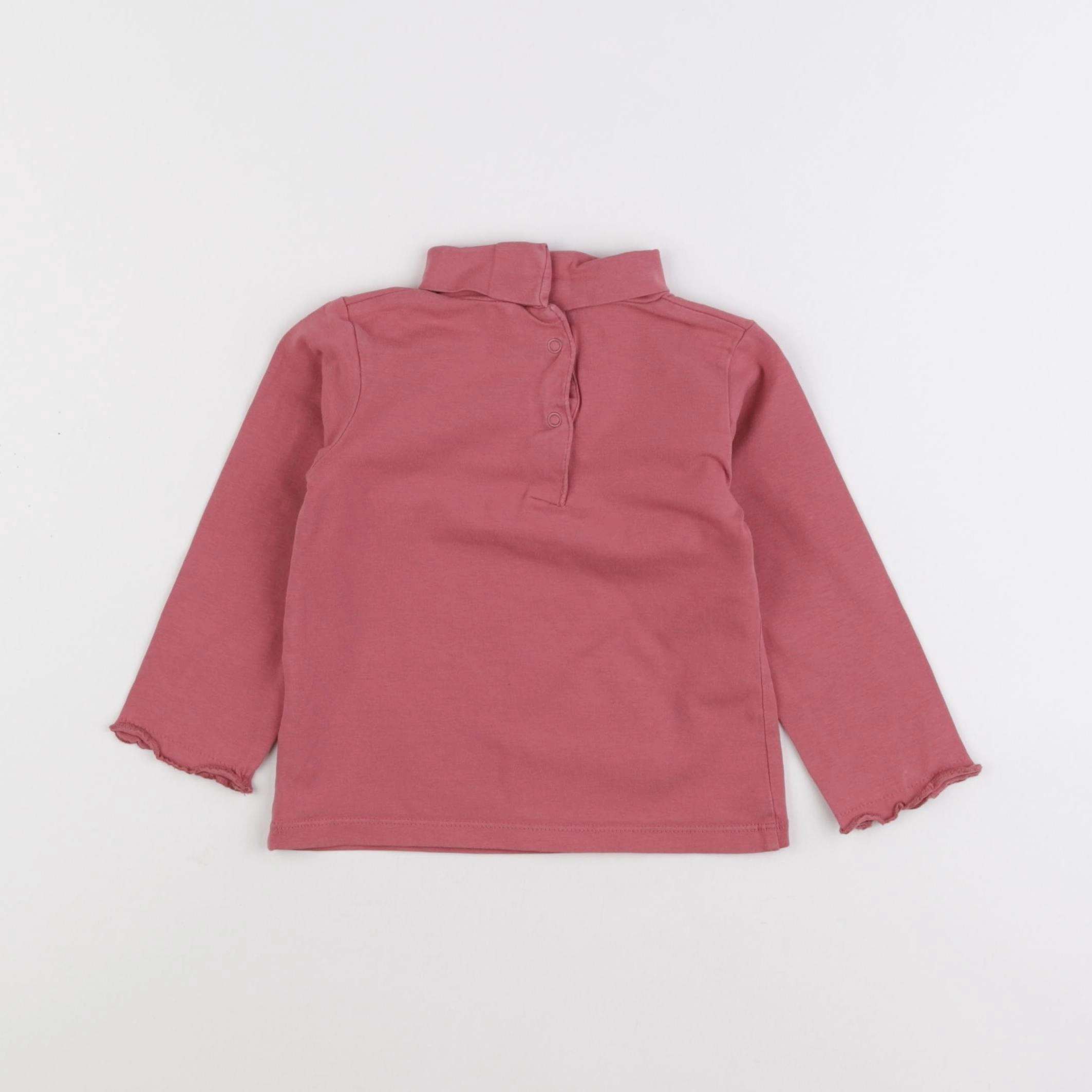Vertbaudet - sous-pull rose - 18 mois