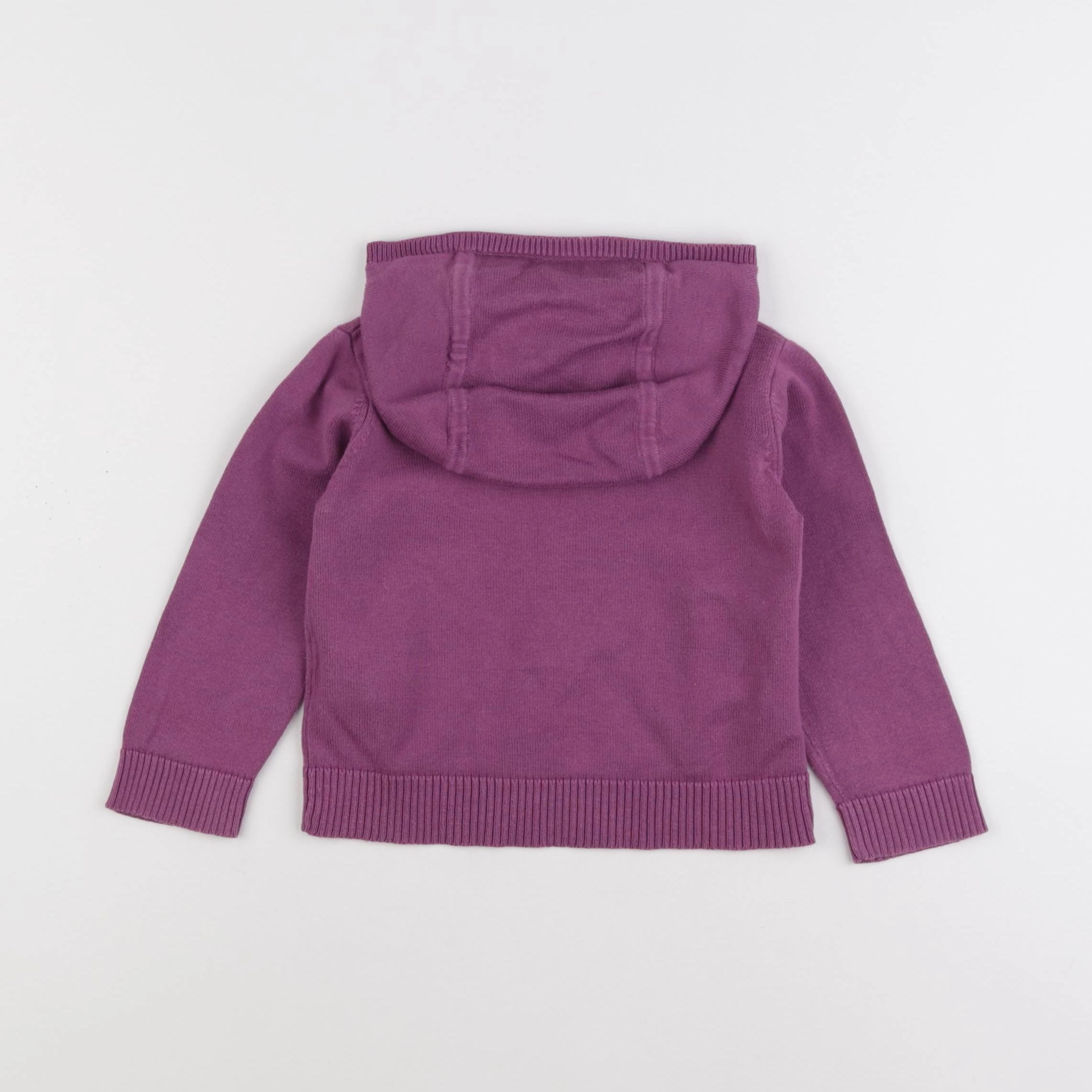 Vertbaudet - pull violet - 2 ans