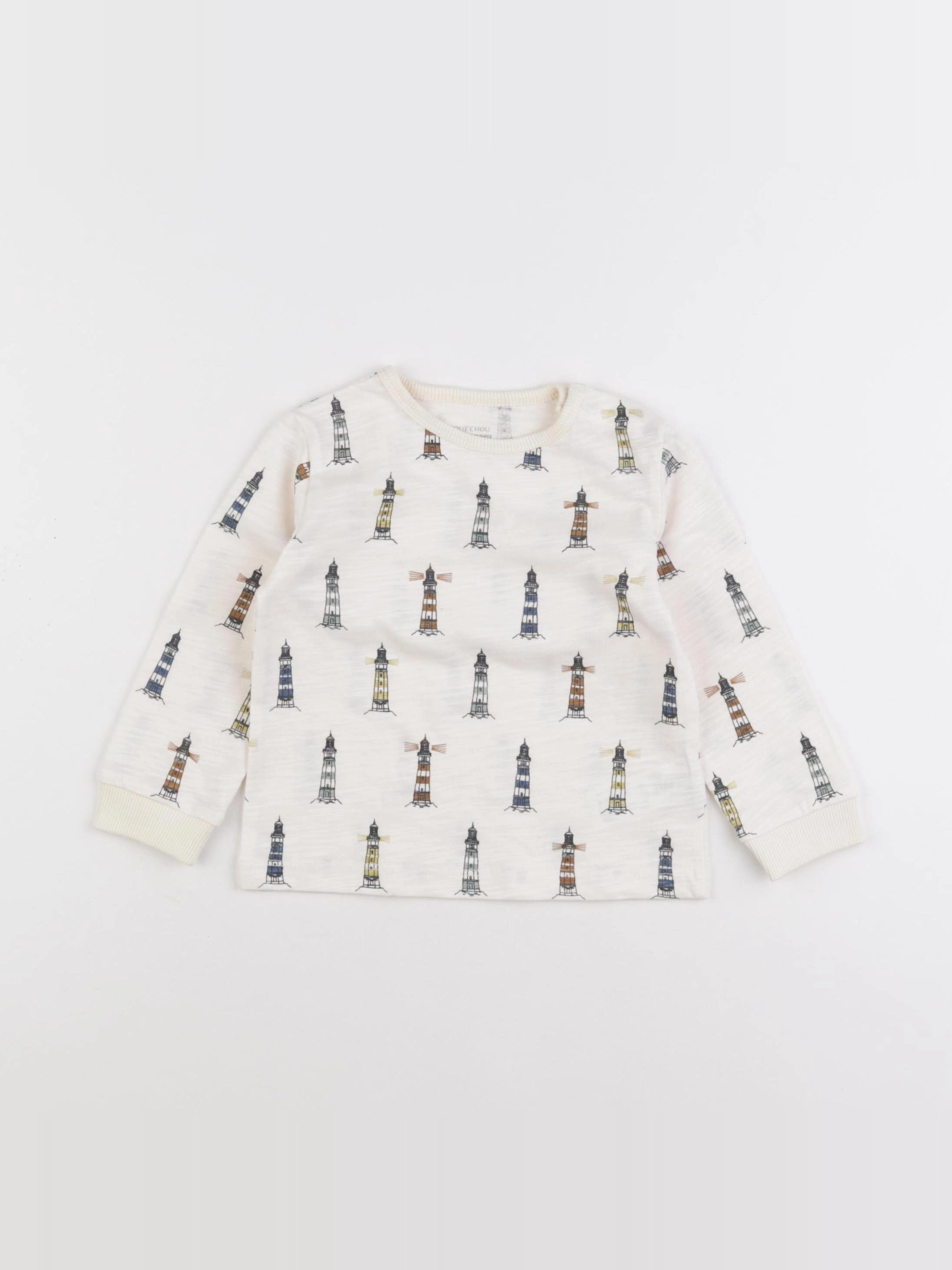 Boutchou - tee-shirt blanc - 18 mois