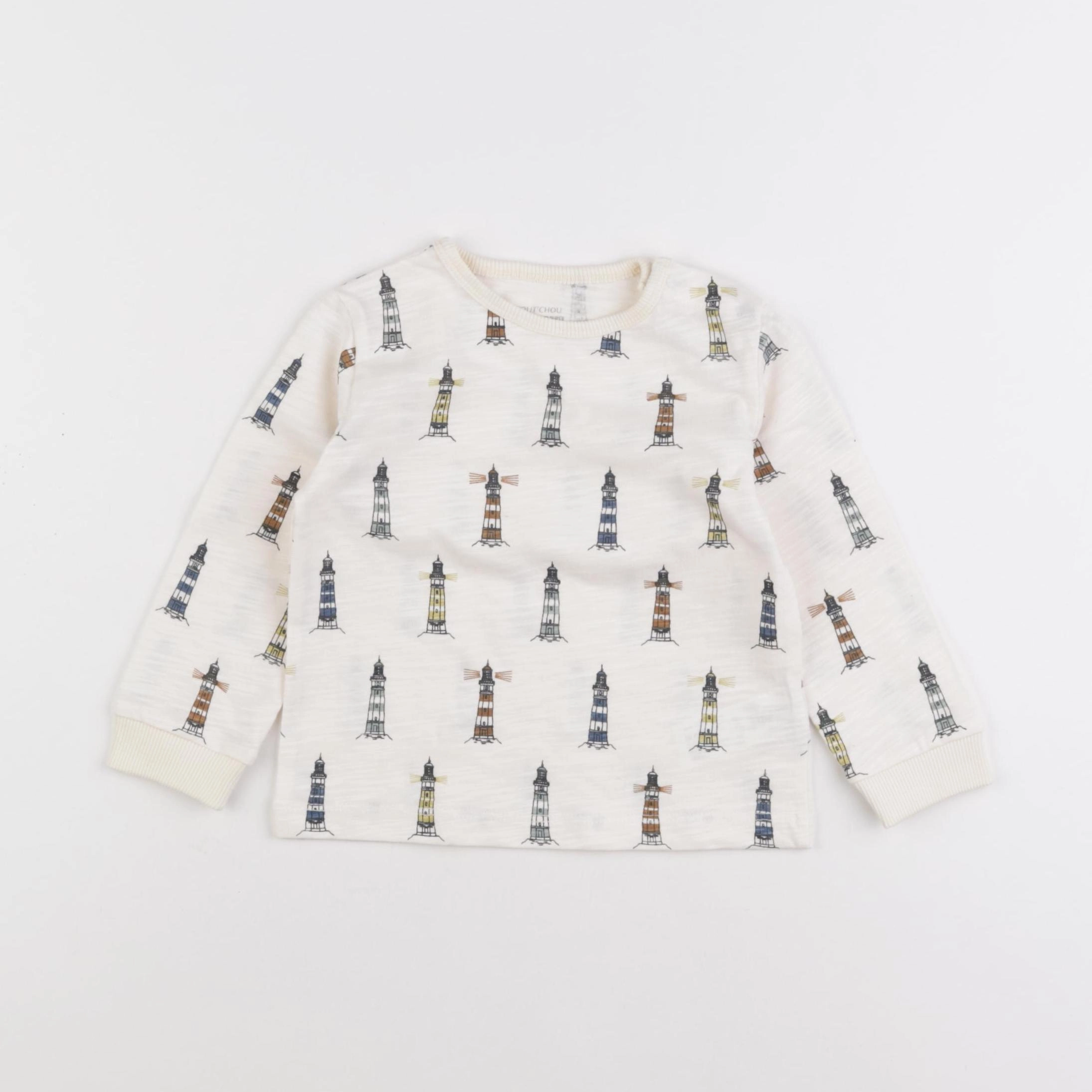 Boutchou - tee-shirt blanc - 18 mois