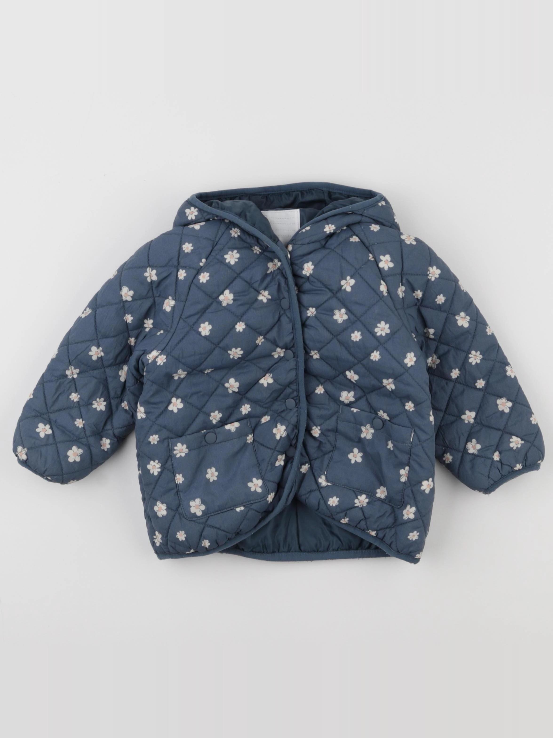 Vertbaudet - manteau bleu - 2 ans