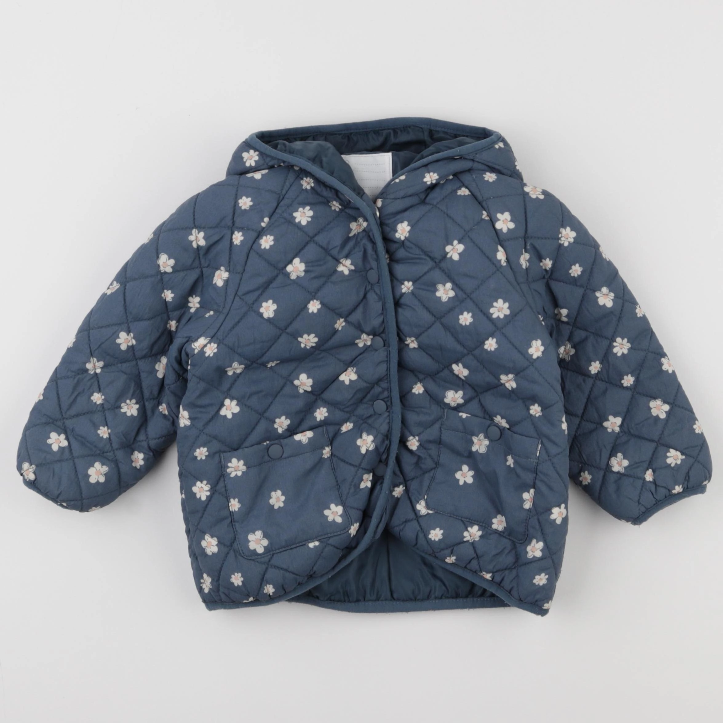 Vertbaudet - manteau bleu - 2 ans