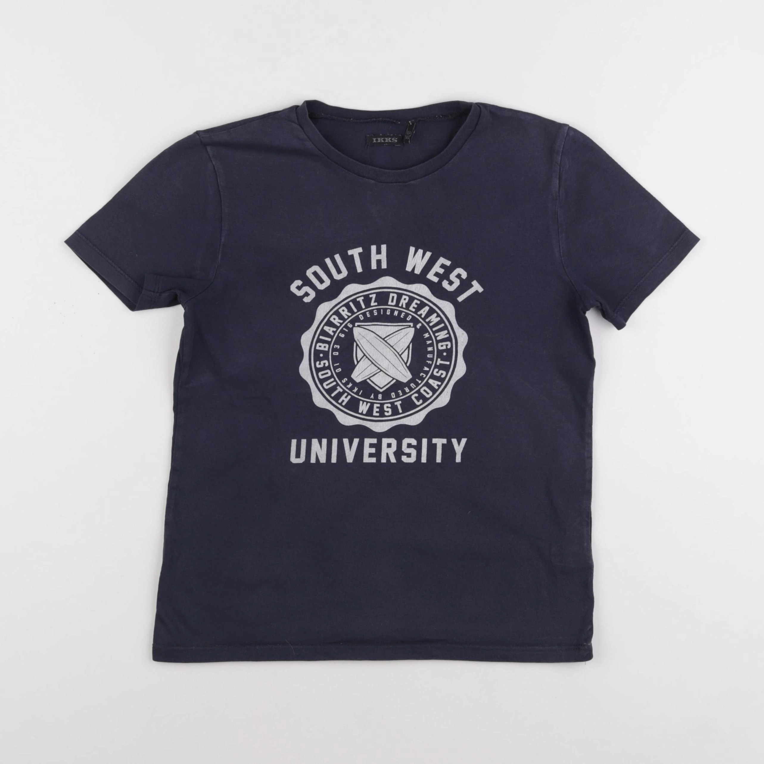 IKKS - tee-shirt bleu - 10 ans
