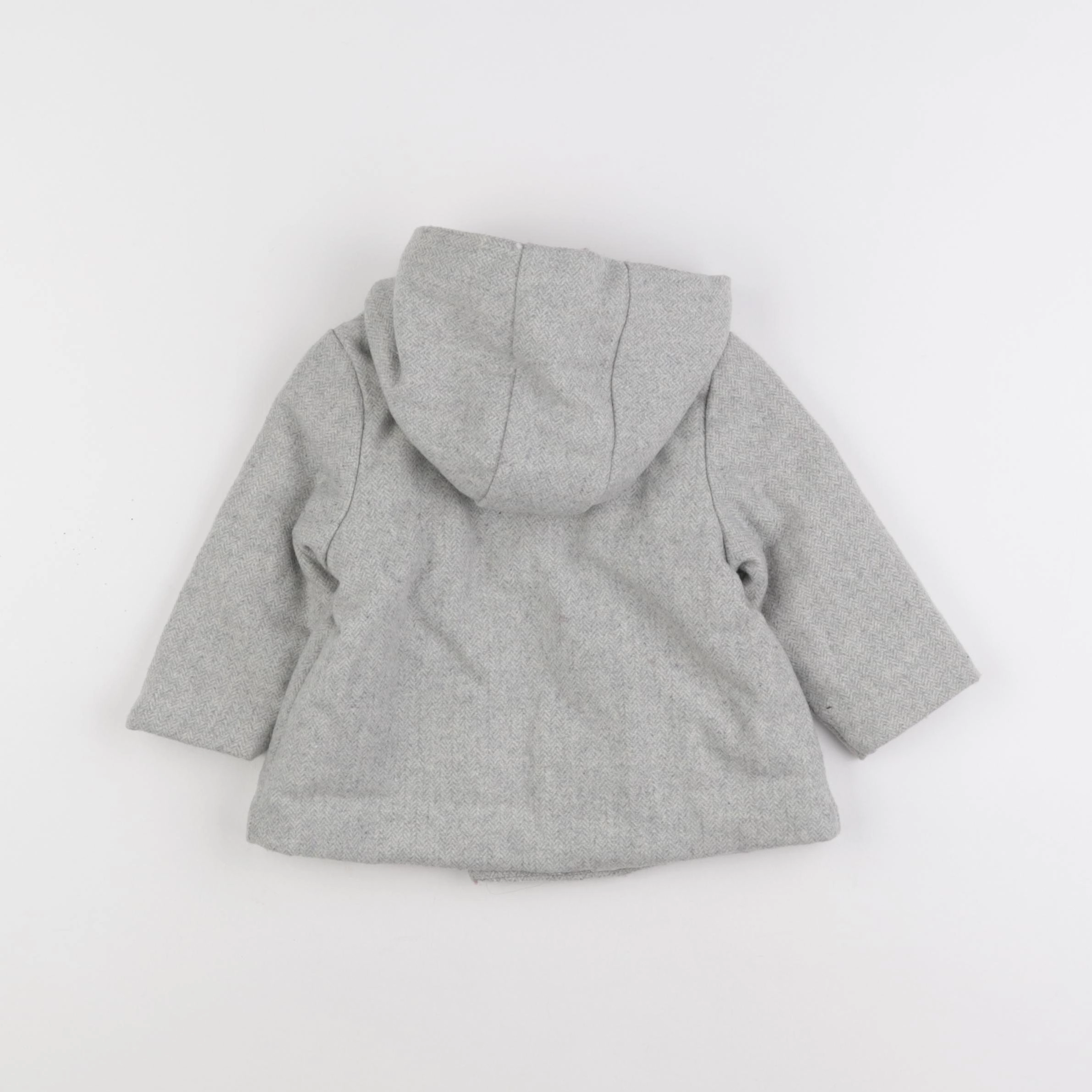Gocco - manteau gris - 9/12 mois