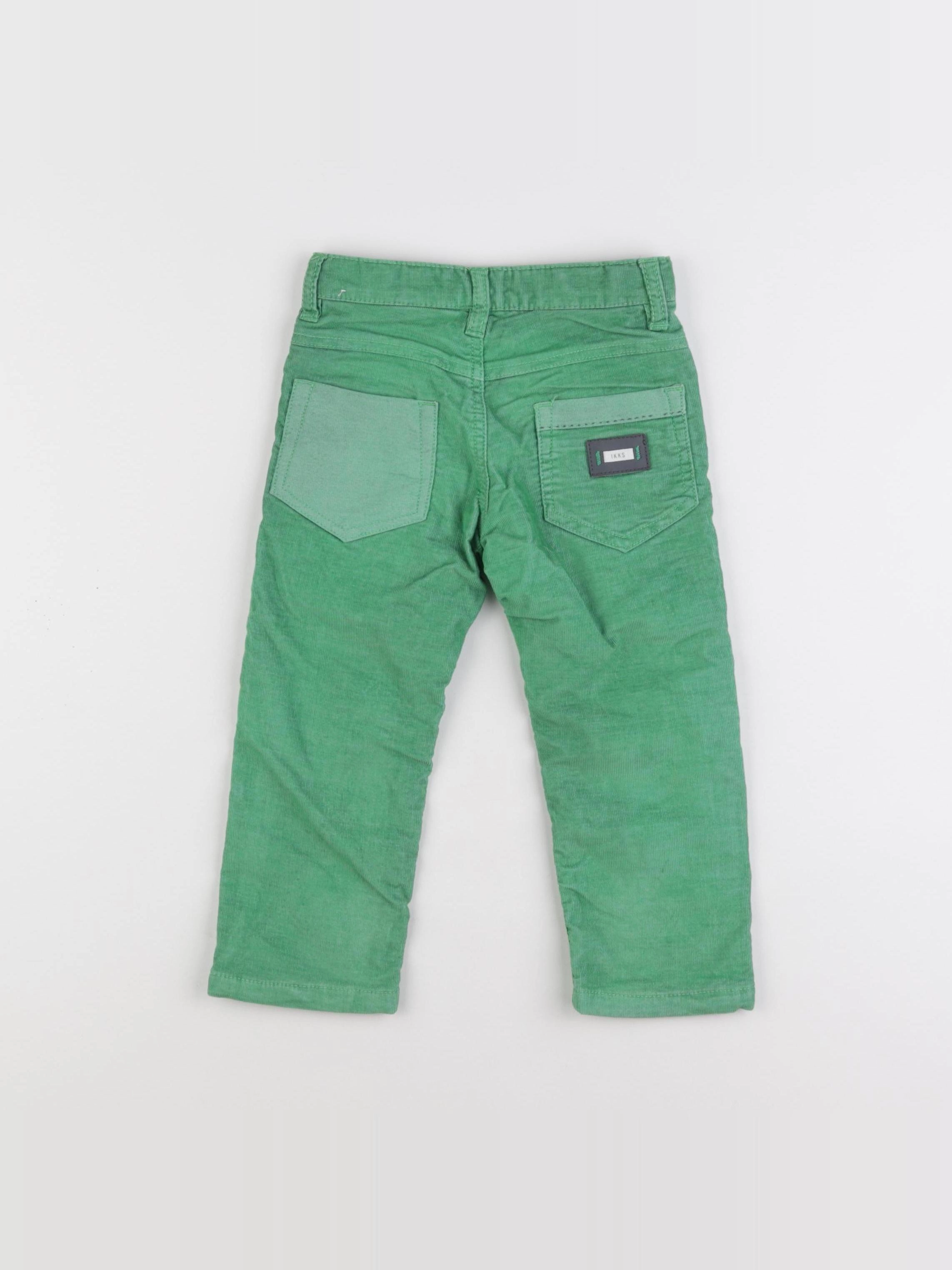 IKKS - pantalon vert - 2 ans