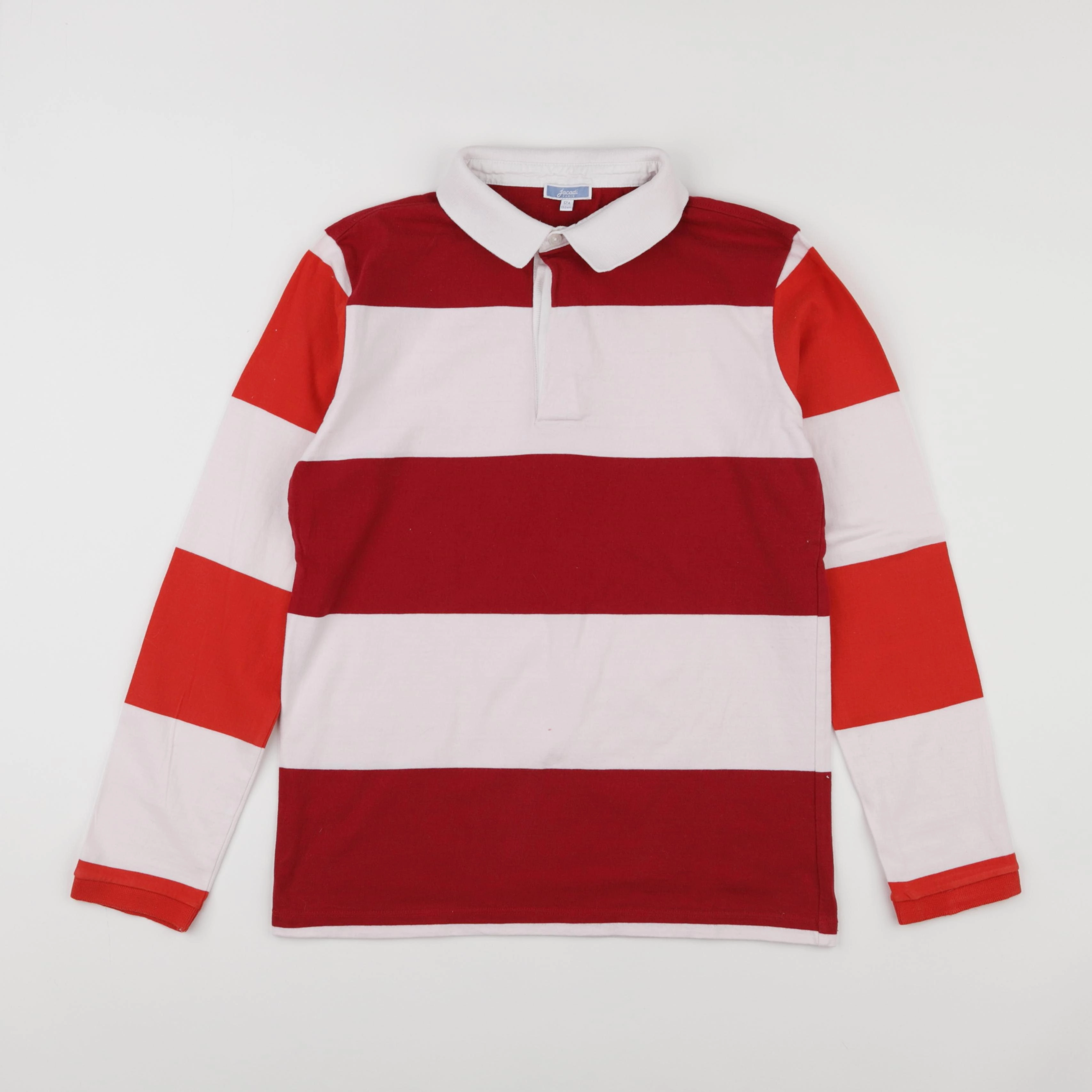 Jacadi - polo rouge, blanc - 12 ans